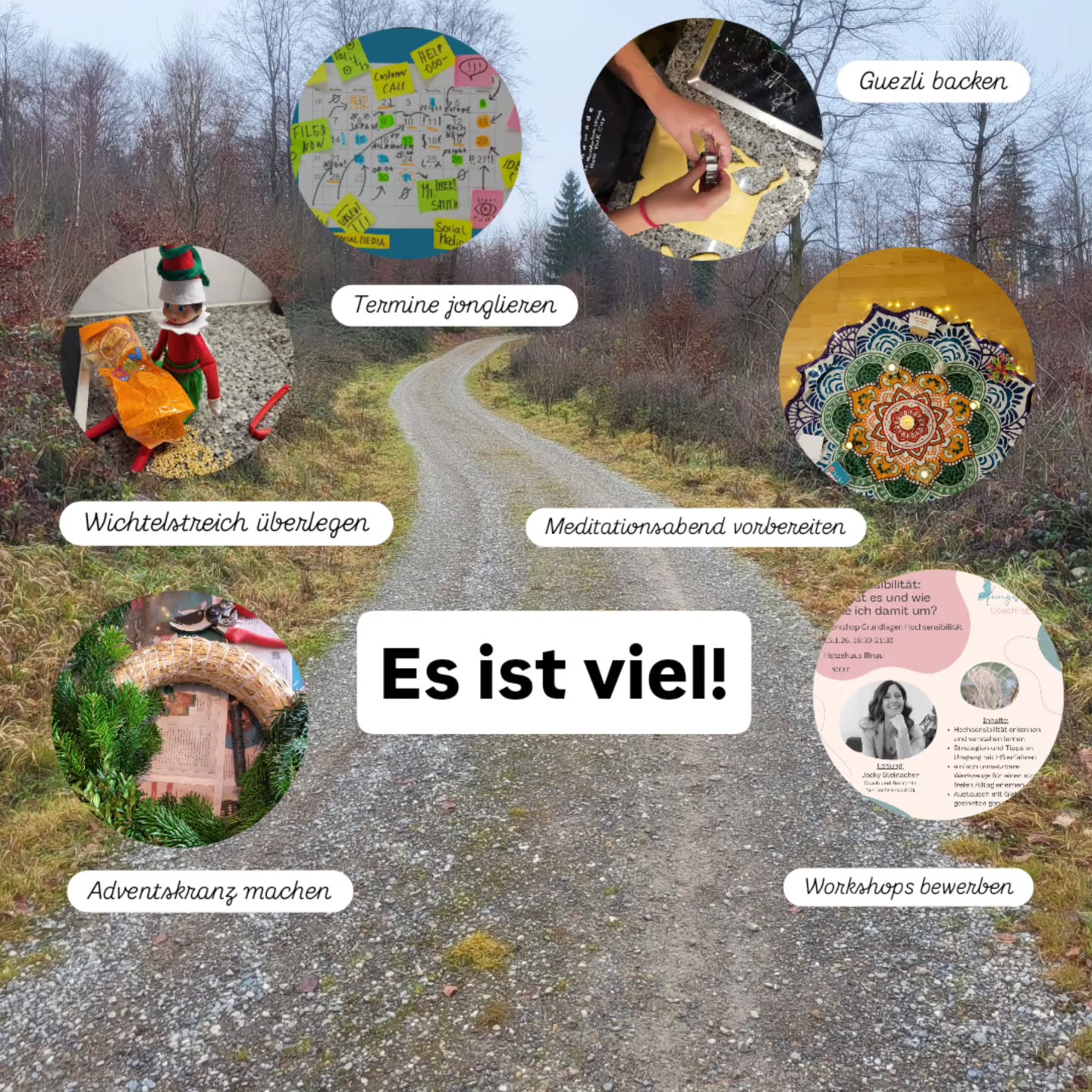 Es ist viel... manchmal auch zu viel. Ich kenne das so gut. Diese schöne Adventszeit, die man so gerne geniessen und es sich zu Hause vor dem Kamin gemütlich einrichten möchte.
🤯 Aber es sind so viele Termine, dass dir beim Anblick des Kalenders bereits der Kopf explodiert. Jedes Jahr dasselbe, dabei hast du dir doch vorgenommen: dieses Jahr mache ich es anders.
😵 Du gibst das Beste, um allen Bedürfnissen gerecht zu werden. Aber du bist nicht perfekt. Und dann geht halt etwas vergessen oder wird nicht so, wie du es dir vorgestellt hast.
🧘🏼♀️ Vieles wird von aussen vorgegeben oder geht halt nicht anders. Das kannst du nicht immer beeinflussen. Aber du kannst für dich sorgen und dir Zeit für dich nehmen.
🕯Und lass alle Perfektionsgedanken los. Wohnung nicht blitzblank? Fällt niemandem auf! Kekse nicht selbstgemacht? Schmecken trotzdem! Nicht an alles gedacht? Hauptsache eine schöne Zeit zusammen. Geniesse den Moment. Und hol dir Hilfe, wenn du sie brauchst!
Du bist der wichtigste Mensch in deinem Leben, also behandle dich auch so.
Herzlich, Jacky 🦋
Am 18.12.25 mache ich den nächsten Meditationsabend. Vielleicht das Richtige für dich? Der Link ist unter den Angeboten in der Bio👆🏻.
Willst du mich kennenlernen? In der Bio findest du auch den Link zum kostenlosen Kennenlerngespräch.
hochsensibilität #hochsensibel #hochsensible #sensibel #hspcoach #hochsensitiv #hspcoaching #hochsensibelglücklich #feingesinnt #coaching #beratung #seelenweg #leichtigkeit #innereruhe #lebensfreude #energie #balance #erfolg #selbstbestimmung #selbstliebestärken #selbstreflexion #mentalegesundheit #psychologischeberatung #resilienz #ressourcen #achtsamkeitimalltag #selbstwahrnehmung #selbstfindung #überreizung #nervensystem
COACHING
BERATUNG
HOCHSENSIBILITÄT
EMOTIONSREGULATION
STRESSREGULATION
ABGRENZUNG
POTENTIAL
SELBSTVERTRAUEN
MINDSET