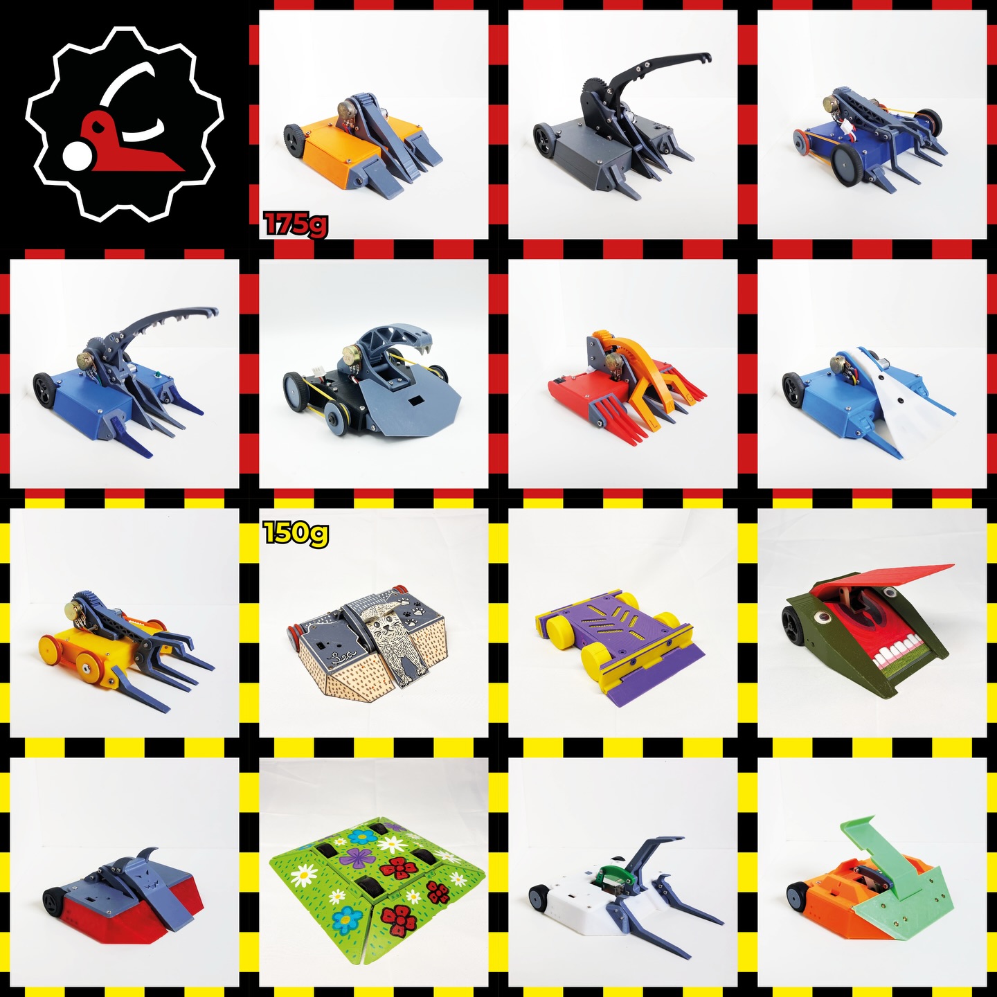 Questa è la flotta dei robot Antweight Tattici dell’Associazione!
I soci che non hanno ancora costruito un proprio robot possono usarli per partecipare ai tornei mensili che organizziamo a Roma.
Sul nostro sito trovate il calendario con i prossimi appuntamenti (il prossimo torneo è Sabato 20 Dicembre 2025 al @caffeletterarioroma ) e anche una pagina dedicata alla flotta, con info aggiuntive su ogbi singolo robot!
www.irobottari.com
#combatrobots #antweight #battlebots #italy #robotwars