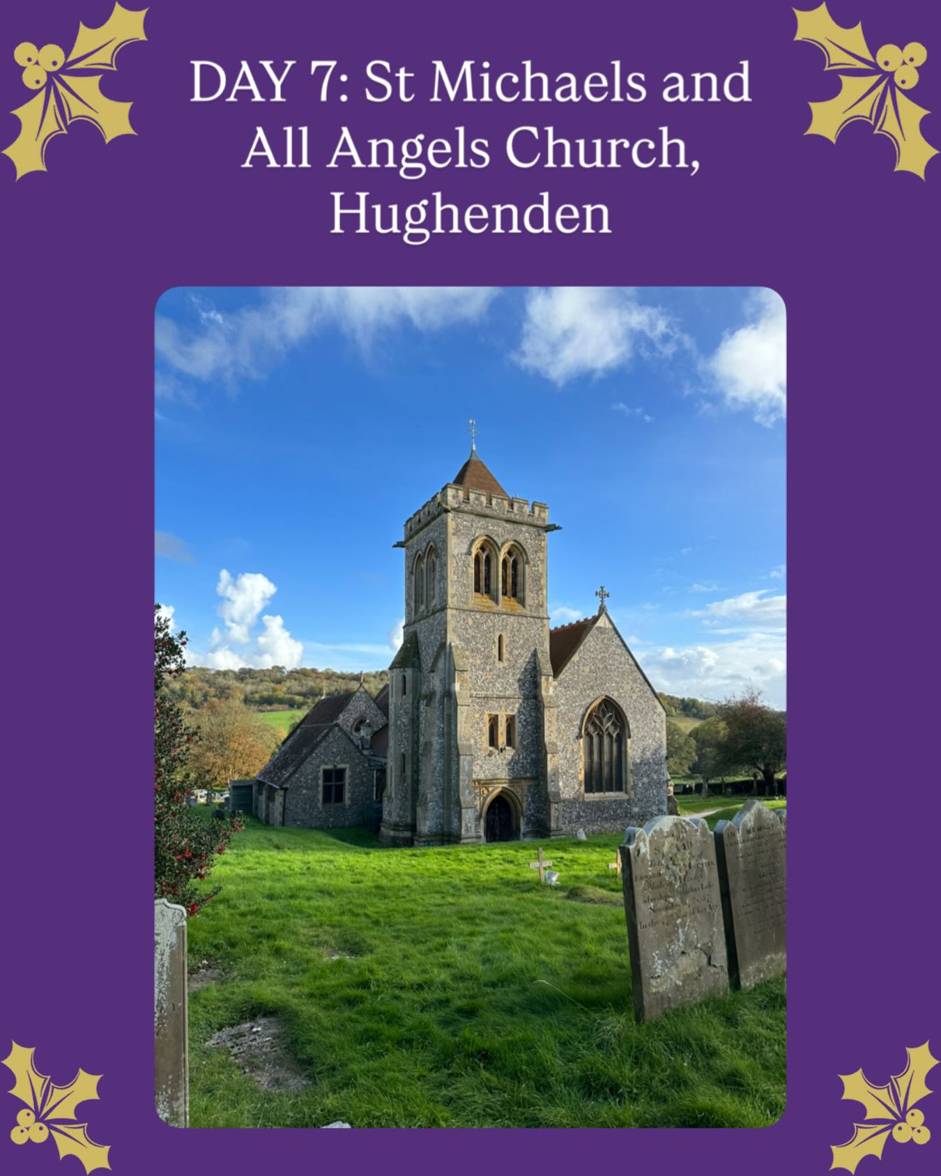 CHURCH ADVENT CALENDAR: DAY 7-St Michaels and All Angels Church, Hughenden
In 2023, I had the privilege of carrying out the Quinquennial Inspection at St Michael & All Angels Church in Hughenden, Buckinghamshire.
This Grade II* listed church holds a remarkable architectural story. While its origins reach back to the 14th century, the building we see today was almost entirely rebuilt in 1875, blending medieval style with the distinct character of Victorian ecclesiastical design.
Set close to Hughenden Manor- now a National Trust property and once the home of Benjamin Disraeli- the church forms an important part of a historically rich
landscape.
#Advent2025 #ChurchArchitecture #BuildingConservation #QuinquennialInspection #ListedBuildings #StMichaelAndAllAngels #Hughenden