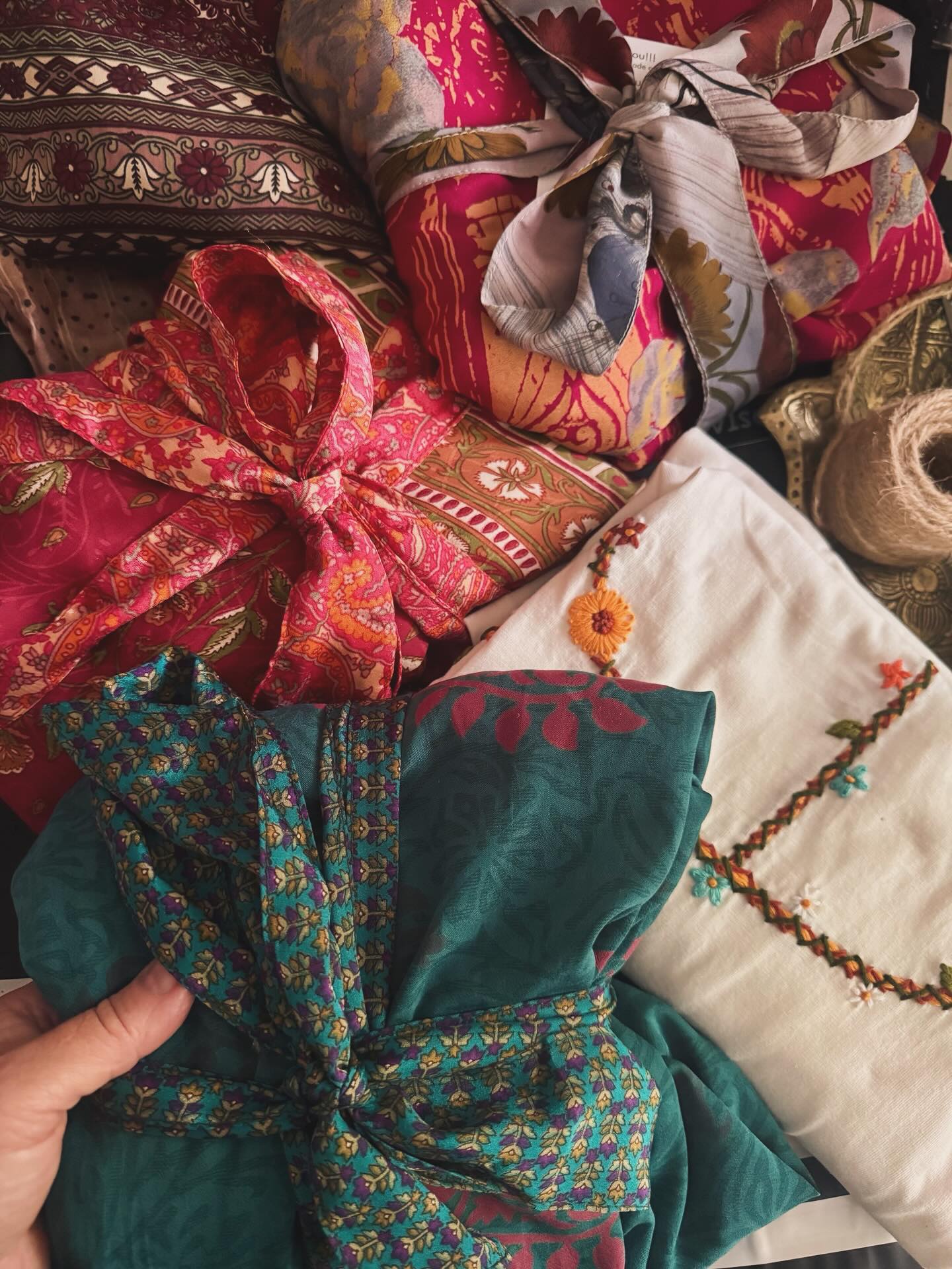 What a day 🥹✨
Pretty parcels folded & stacked, all packaged and heading to NZ, Ireland, the UK and Japan… and Oz of course! 🤍
I worked my little heart out today so as many of you as possible receive your treasures in time for Christmas — especially our Australian babes. I’ll also be delivering local orders over the next few days! 😅
Most of the RANI robes have now sold out, with just a handful left. I’ll share what remains on stories shortly.
Thank you, truly, from the bottom of my heart. Packing and sending off your beautiful orders never gets old — it’s such a joy 🤍✨