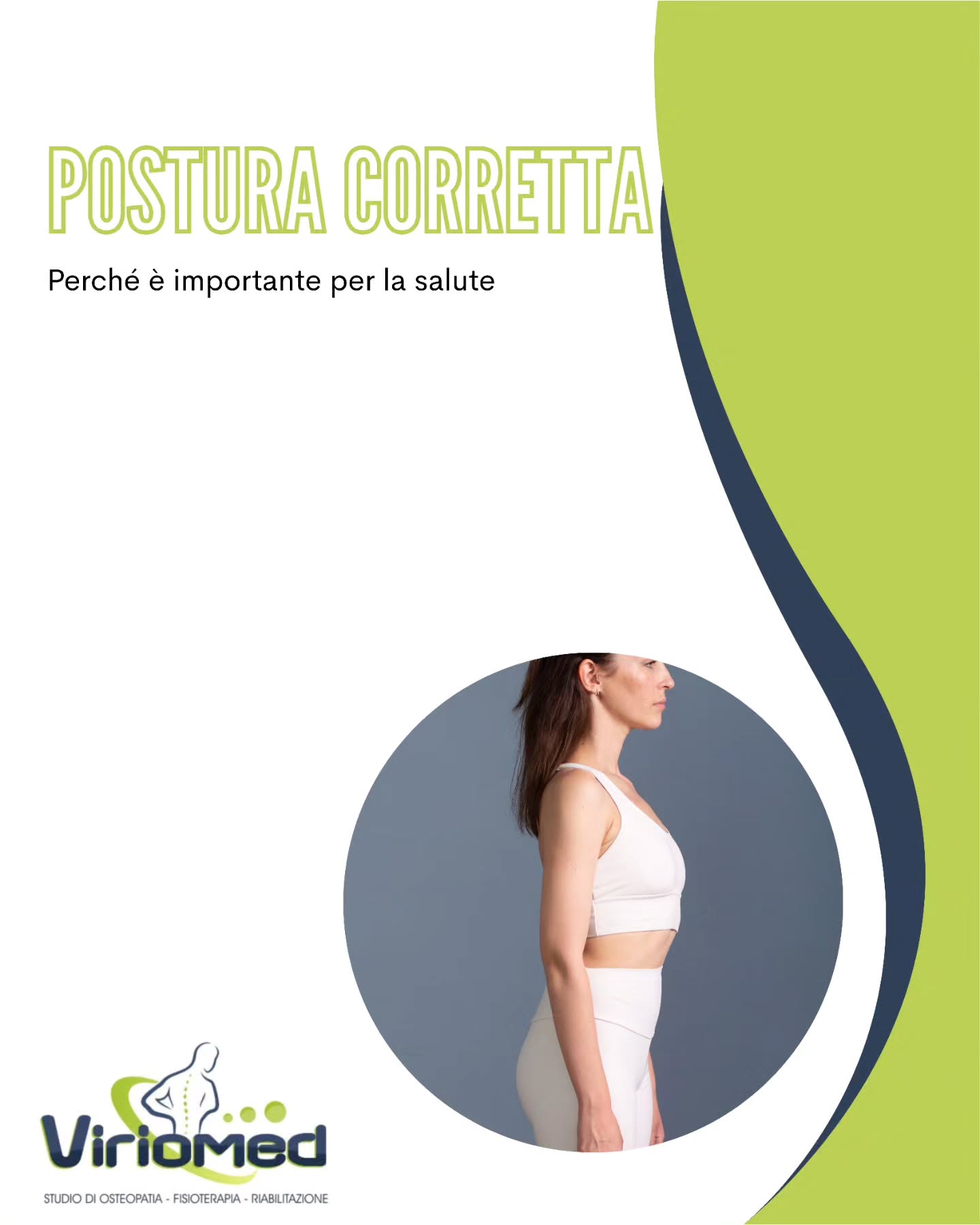 Dolori cervicali, dolori lombari, alle ginocchia e alle articolazioni: sono i principali sintomi, di frequente aspecifici, che i pazienti presentano allo specialista ortopedico per una valutazione clinica. Spesso, questi dolori posturali possono essere provocati da una ridotta forza degli addominali, a causa del tempo che la maggior parte delle persone passa seduta durante le ore lavorative, ma anche di quella dei muscoli della schiena, scarsamente elastici e retratti, sempre per colpa della sedentarietà. Quando i muscoli, infatti, non hanno la tonicità adeguata a tenere sorretta la colonna vertebrale, insorgono i problemi appena menzionati.
Viriomed
📍 Strada comunale per San Gregorio, Loc. Mannella (VV)
📞 3206775566
📧 viriomed@libero.it
🌐 www.viriomed.it
#viriomed #fisioterapia #osteopatia #riabilitazione #posturologia #terapia #tecar #fisiotone #powershape #cryotshock #ondadurto #osteopata #ginnasticaposturale #linfodrenaggio #posturale #dimagrimento #dimagrimentolocalocalizzato #rimodellamentocorpo #tonificazione #vibovalentia #calabria #sangregoriodippona #vibomarina