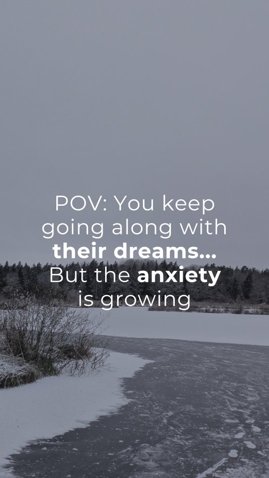 😞 You keep nodding along when they talk about the future - the bigger house, the kids, the “ideal” next step.
But deep down? Your stomach drops a little every time. Not because the dreams are wrong but because they don’t feel like yours anymore.
You tell yourself: “It’s normal to feel unsure.” “It’ll make sense when we get there.” “I just need to be less anxious.”
But here’s what you might need reminding of:
💖 You can love someone and feel misaligned with the life you’re building together.
🙉 Anxiety isn’t always a warning sign about the relationship, sometimes it’s a sign you’ve stopped listening to yourself.
👀 Going along with someone else’s plan doesn’t evidence your commitment, sometimes it just means you’re scared to imagine your own future.
A thought from a therapist specialised in supporting 20-somethings👉👉👉
Your dreams aren’t too much, unrealistic, or selfish - they’re clues to the person you want to become (and should be prioritised too!)
If you’re starting to feel the tension between who you were and who your partner is asking you to be… therapy can help you explore all of this and more.
In our work, you get space to hear your own voice again, reconnect with your values, and understand what this anxiety is really trying to tell you.
If you’re tired of moulding yourself around someone else’s life plan, I’m here 💚
Follow for more support with your mid-20s dilemmas🫶
.
.
#relationshipgoals #dontrecognisemyself #fearofchange #quarterlifetherapist #anxietyhelp #quarterlifecrisis #moderntherapy #getunstuck #selfdoubttoselftrust #lifetransitions