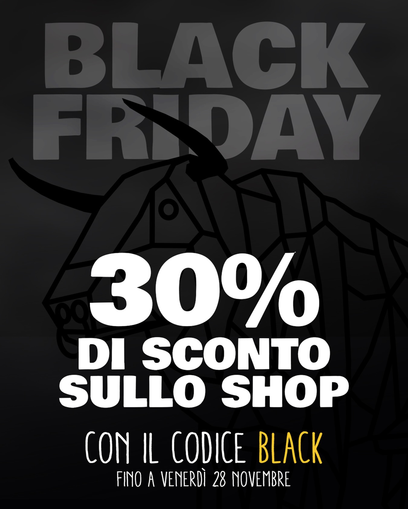 Solo fino a venerdì #BLACKFRIDAY #BEVICOMEUNTORO