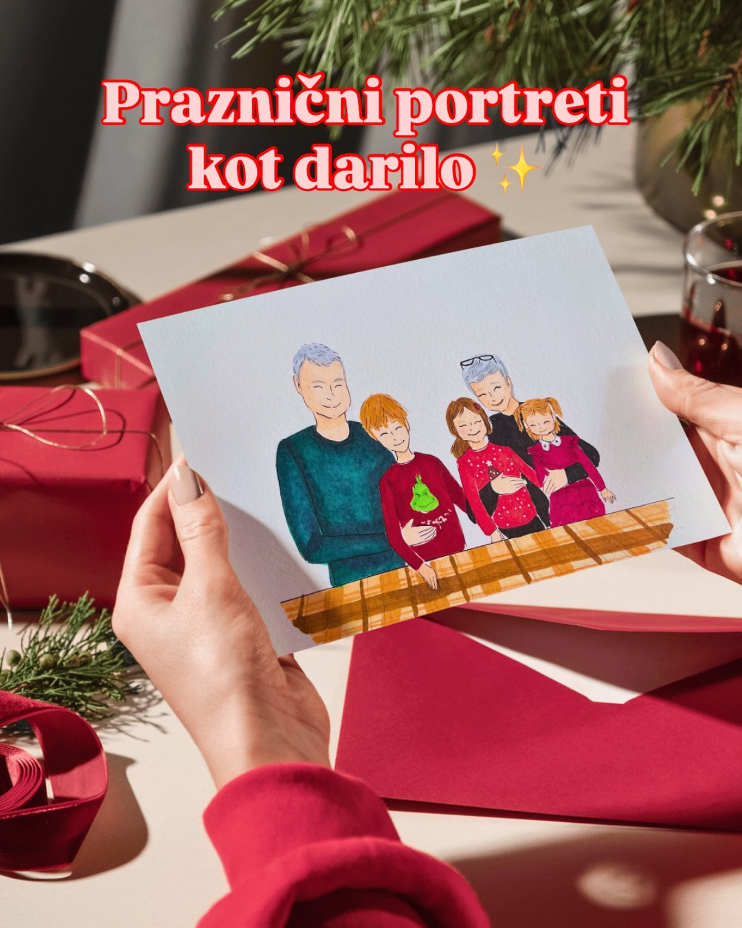 Na voljo ilustracije po naročilu, če želite bližjim podariti nekaj, ki pogreje srce ☺️✨❤️
Za več informacij in naročilo, mi lahko pišete v zs ali na anabatart@gmail.com 🎁
#anabatart #ilustracija