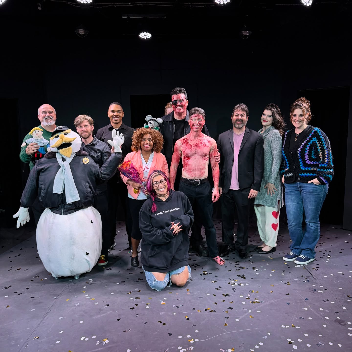 A Very DIE HARD Musical 🎤 some might say that it’s… to DIE for 🤩 you see what I did there..? Like you’d Die… Hard… like the movie - oh you get it 😅
Honored to share the stage with such a phenomenal group of amazing actors and people! Couldn’t have asked for a better cast ❤️
We got 3 shows left 🎉 tonight SOLD OUT but we still have Saturday and Sunday (closing) 💪🏽 I hope to see yall there at @theatreunleashed @thestagecrafts
Side note, yall peep my amazing selfie skills 🫨😂