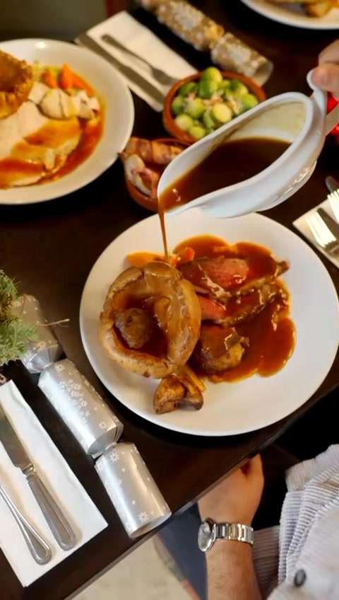 Sound the alarms, ring the bells—the festive menu has landed! 😍
And yes, that is our manager Lydia you’ll see eating a turkey roast every day from now until 31st December. She takes “festive spirit” very seriously. ☺️🤩🎄🥂
#FestiveMenu #HolidaySeason #TurkeyRoast #FestiveFun #ChristmasCountdown #FoodieLife #ManagerOnAMission #TisTheSeason