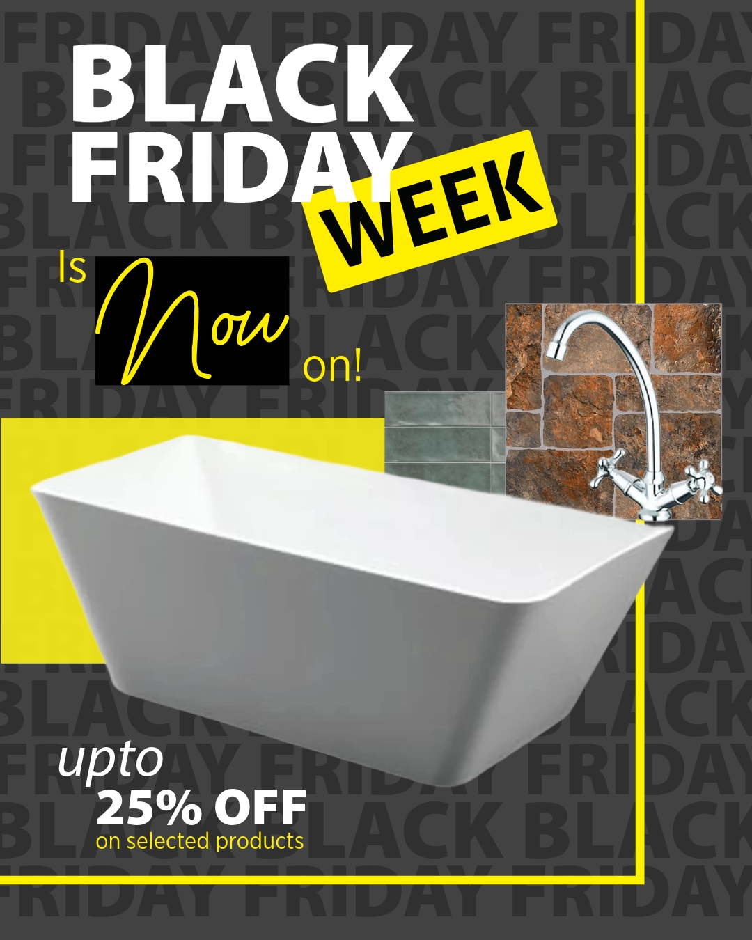 🖤 BLACK FRIDAY WEEK HAS OFFICIALLY BEGUN 🖤
The wait is over — our Black Friday deals are now LIVE across basins, baths, taps, shower enclosures, and more.
Our basins and bath deals have officially dropped. From wall-hung designs to modern free-standing styles, every piece offers timeless durability and effortless elegance… now at exclusive Black Friday savings.
These are some of the lowest prices of the year, and the full list is now available online for you to explore.
✨ See every Black Friday special here:
👉 http://www.earthen-fire.com/blackfriday
If you’re upgrading, renovating, or planning ahead, this is the moment you don’t want to miss.
Offers run 24–28 November — while stocks last.
📲 https://wa.me/263772204044
#EarthenFire #BlackFridayWeek #BlackFridayDeals #LuxuryBathrooms #BathroomRenovation #Basins #FreestandingBath #TapsAndMixers #ShowerEnclosures #ModernDesign #ZimbabweDesign #RefinedLiving