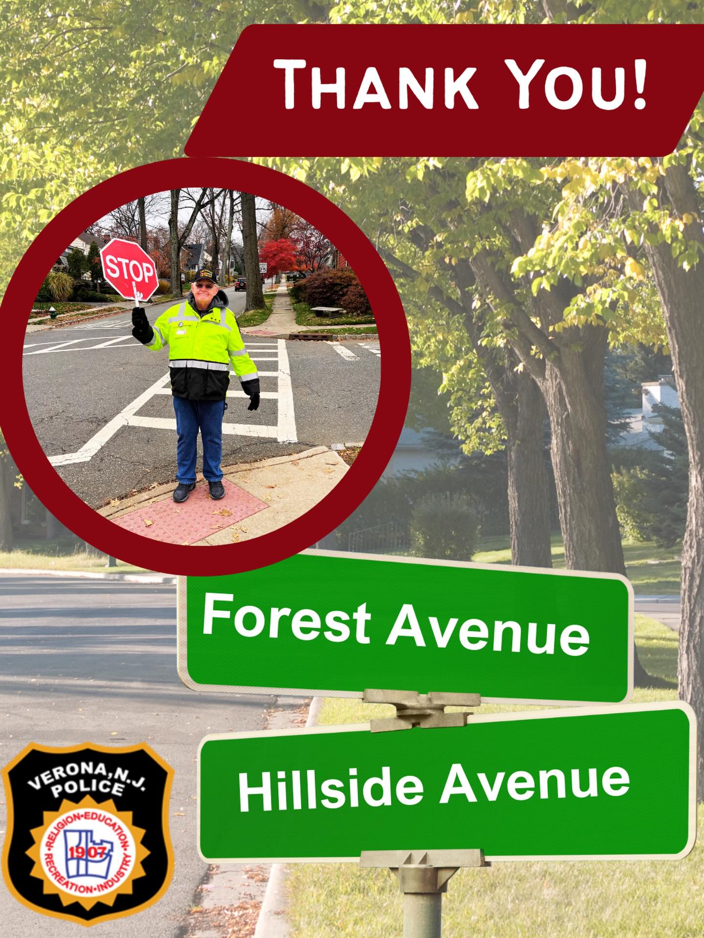 The Verona Police Department would like to extend our heartfelt thanks to Mr. Schroeder for his 22 years of dedicated service as a crossing guard for the Verona community.
If you’ve ever passed through the Hillside & Forest corner, you’ve likely been greeted by his friendly presence and unwavering commitment to keeping our students and residents safe.
Please join us in congratulating Mr. Schroeder on his well-earned retirement and thanking him for his many years of service to Verona!
#vpd #veronapolice #veronapd