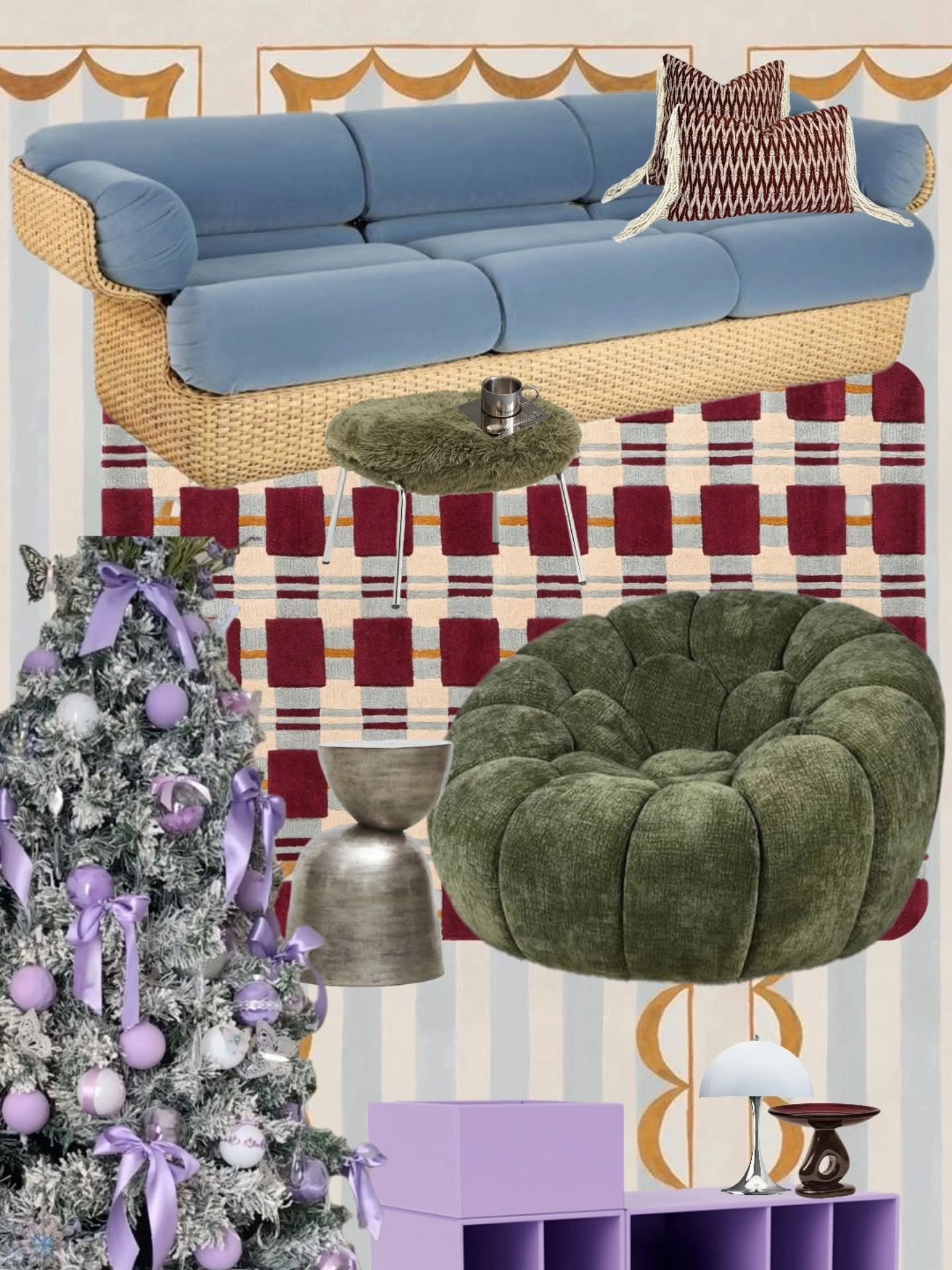 MOODBOARD ▪︎ December
De laatste maand van het jaar alweer. Persoonlijk kijk ik heel erg uit naar het einde van het Sinterklaasfestijn zodat onze oudste van vier weer wat tot rust kan komen (en daarmee het hele gezin)😄 En ik kijk uit naar de kerstboom, lichtjes, gezelligheid!
Hier een moodboard ter inspiratie. Deze maand vraagt om warmte in huis en dat creëer je met ronde vormen en verschillende texturen.
(Afge)rond zie je o.a. terug in de bank, fauteuil, bijzettafel en accessoires op het dressoir. En voor de verschillende texturen zie je meerdere materialen, zoals fluweel, glas, metaal en rotan. En iets lekker fluffy's als de kruk (of een fluffy kussen). Knisperend haardvuur opzoeken op Netflix en de sfeer is compleet🤩
Geen boom, staat de kerstboom bij jou al of wacht je tot na Sinterklaas?🌲
#moodboard #december #kerstboom #gezelligheid #stylingtips