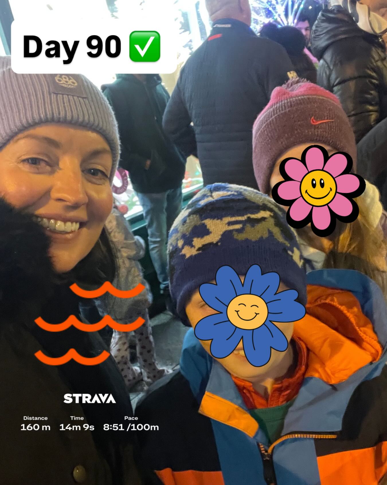 Day 90 ✅
A quick getaway weekend before Christmas , spent an hour messing in the pool with these two before wandering the streets Christmas shopping.
#accountability #accountabilitycoach #fitness #100withkathyoc