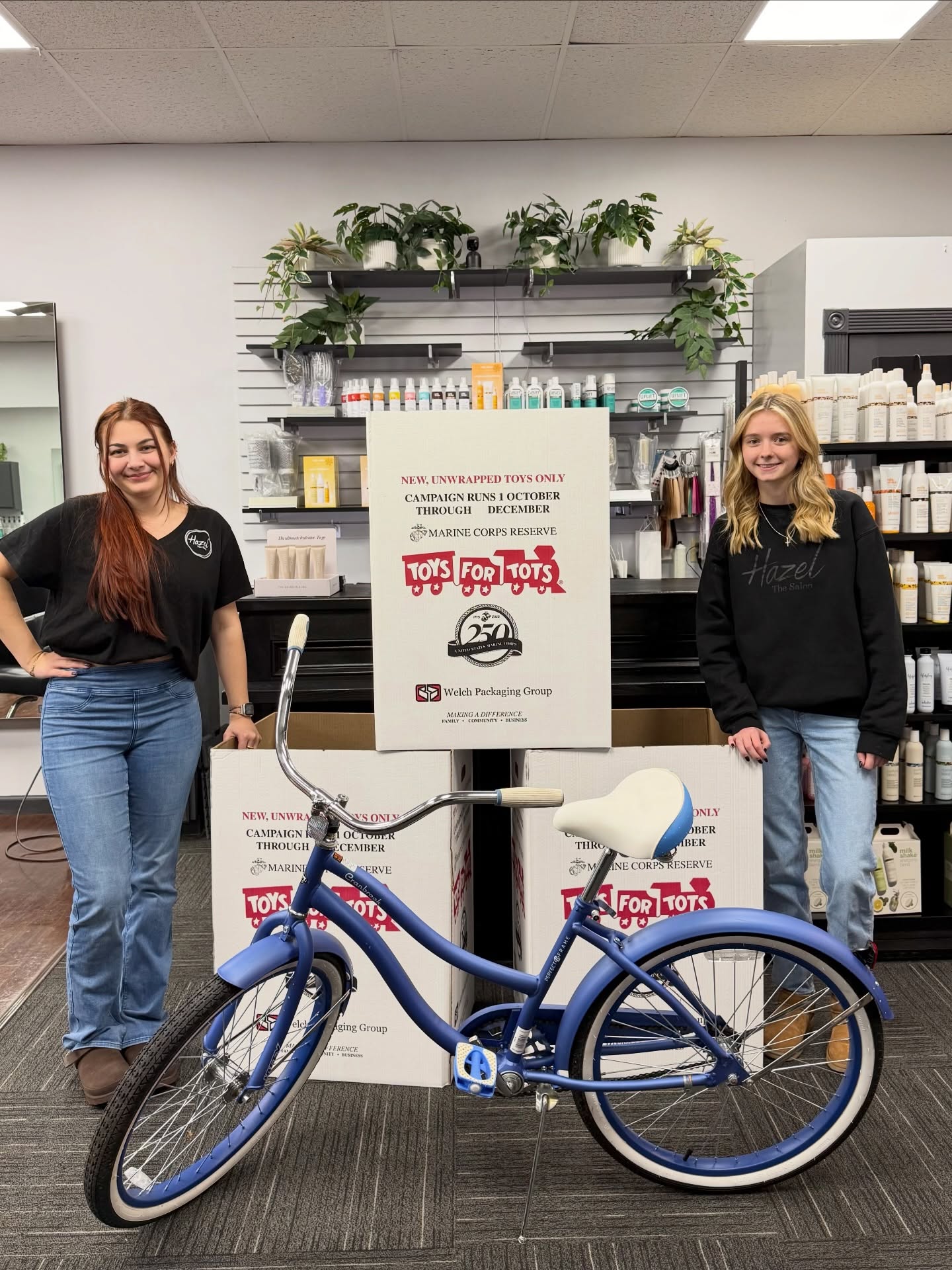 Today is the last day to drop off a new, unwrapped toy for our Toys for Tots Toy Drive. 🎁
Members of our team will be bringing all of the donated toys to the Toys for Tots Collection Party @nathanbillsefp at 6pm!
Thank you to everyone who has donated so far, and we can’t wait to pull the winner of our Toys for Tots Raffle tomorrow. ❤️
We’ll see you soon,
The Hazel Team 🤍