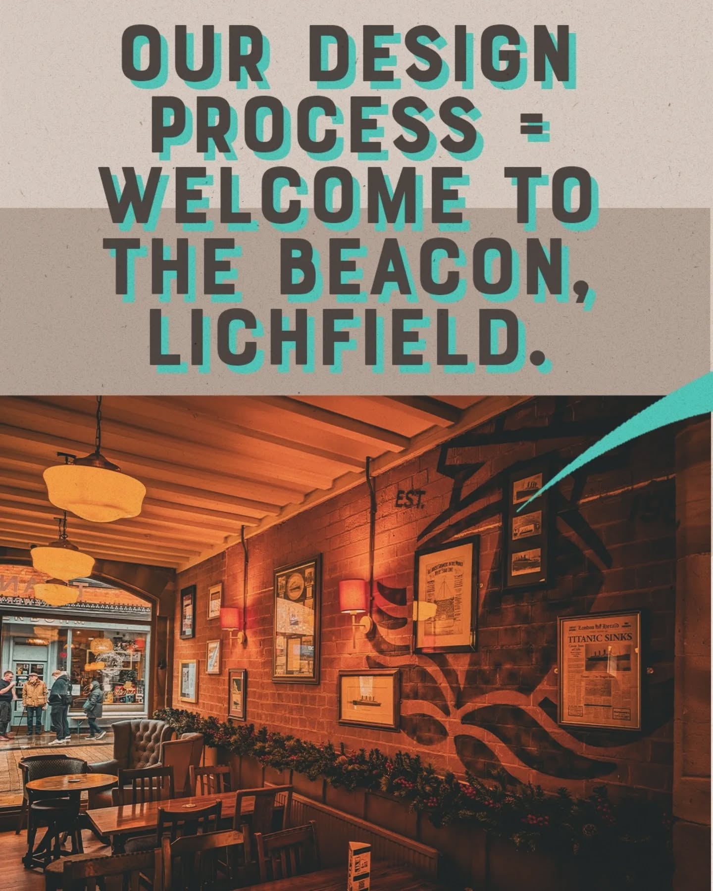 Our Design Process -
@thebeaconlichfield @titanicbrewery
A historic site within the city - Reimagined with something for everyone. A classic pub design layered with some modern touches & themes.
#lichfield
#InteriorDesign
#InteriorDesignInspiration
#InteriorArchitecture
#InteriorDecor
#InteriorDesigner
#CommercialInteriors
#ContractDesign
#DesignInspiration
#ArchitectureLovers
#ModernInteriors
#thursday
#design
#material
#mood
#cad
#CreativeSpaces
#DesignDaily
#DesignCommunity
#InstaInterior
#Archilovers
#InstaDesign
#pub
#beer
#local