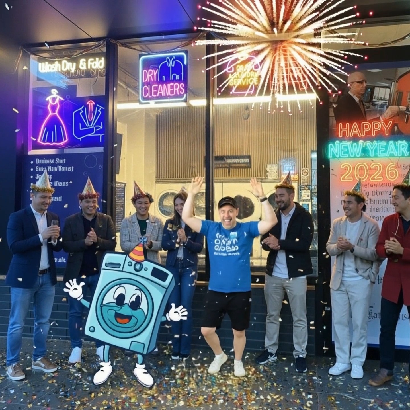 🎉🧺 New Year. Fresh Start. Same Clean Standards. 🧺🎉
Cleanie’s dancing, the team’s celebrating, and we’re spinning into the New Year the best way we know how — clean and ready for anything.
✨ 24/7
✨ Community-first
✨ Always fresh
Happy New Year from all of us at The Clean Closet 💙