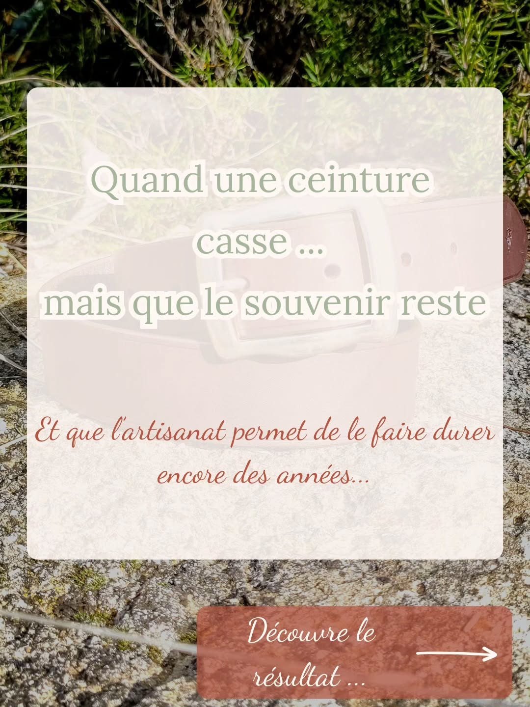 Sa ceinture avait plus de vingt ans… mais sa boucle, elle, avait encore toute son histoire à raconter.
Impossible pour ma cliente de s’en séparer.
Alors je lui ai créé une nouvelle ceinture, sur mesure, pensée pour durer autant que la précédente.
C’est ça l’artisanat, redonner vie à ce qui compte vraiment et créer des pièces uniques faites pour vous accompagner longtemps.
Tu as un objet auquel tu tiens et que tu veux conserver ou transformer ?
💬 Écris-moi dès maintenant. Je peux te créer la pièce sur mesure que tu cherches.
#artisanatfrançais #sellierharnacheur #ceinturecuir #surmesures #cuir #souvenir #faitmainfrançais #madeinfrance🇫🇷 #latelierduharas #fabriqueenoccitanie #madeingard