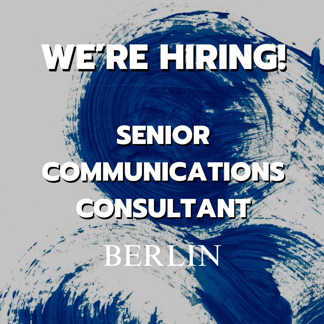 Just in case your next meaningful move is on your 2026 bucket list…
Discover our Senior Communications Consultant role in Berlin.
Link in bio✨