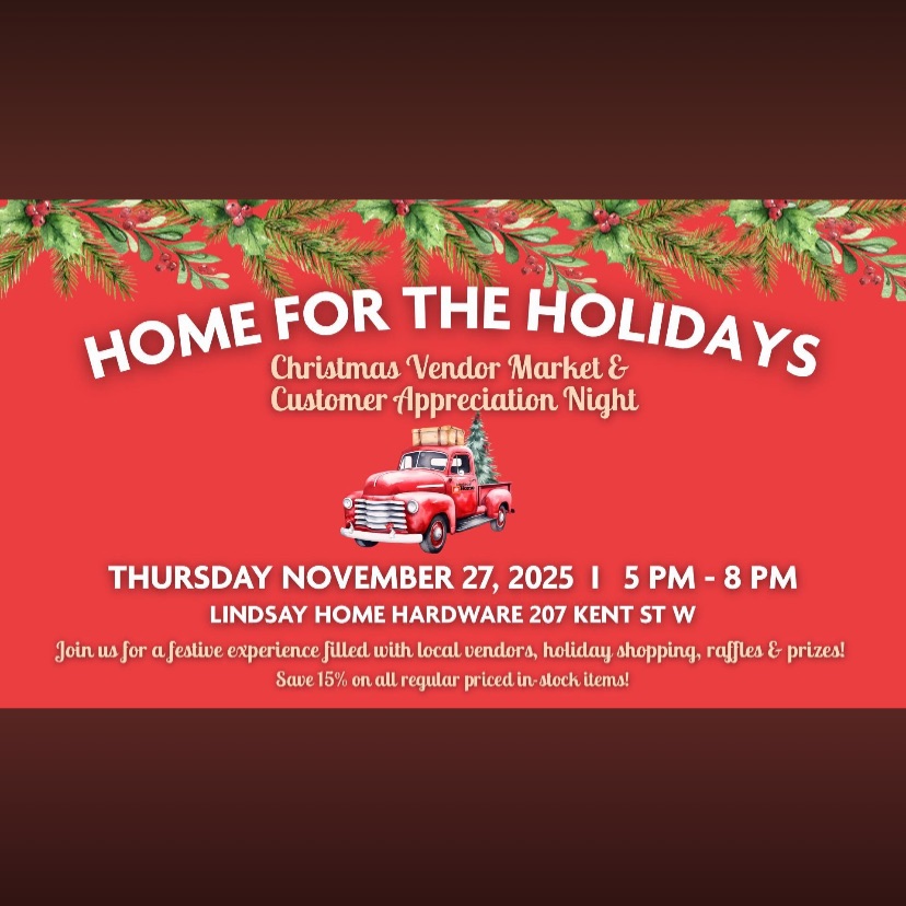 We’re back, and we’ve got a new, secret flavour for you to try!
Come by our vendor booth on Thursday, November 27th, from 5-8 pm for some holiday goodness! All guests can enter a raffle for some amazing prizes.
And did we mention that because it’s Customer Appreciation Night at Home Hardware, all items in-store are 15% off.
What. A. Deal.
See you there!
#homehardware #holidaymarket #christmasmarkets #lemonade #fyp