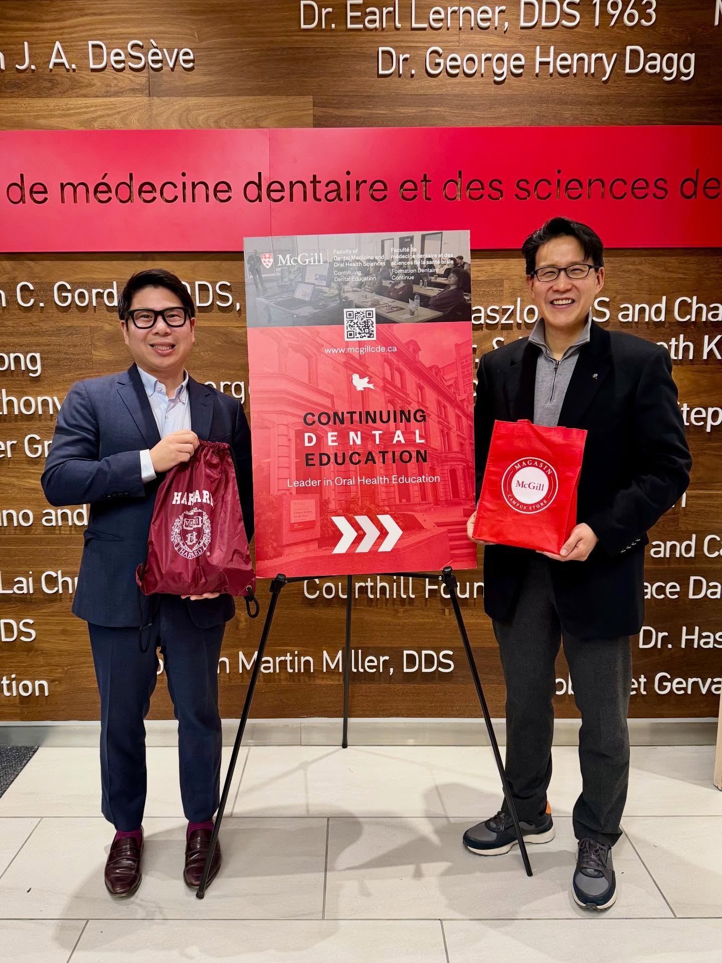 Yesterday at McGill CDE, we hosted the course "Advances in Guided Bone Regeneration" with Dr. David Kim from the Harvard School of Dental Medicine. The course brought an outstanding day of learning focused on techniques, challenges, and clinical applications that support stronger outcomes in implant dentistry. 🦷
Dr. David Kim delivered clear, practical insights rooted in clinical experience and current evidence, giving participants valuable tools to apply in their daily workflows. 🎓
From biomaterial selection to complication management and case-based discussions, the session offered meaningful guidance that supports confident decision-making.
A warm thank-you to Dr. Kim for leading this program and to our supporters, @purgo_biologics, @dowelldentalproductsinc, and @desjardinsgroup for helping make this day possible. 🙏
Grateful for everyone who joined us yesterday.
#McGillCDE #DentalEducation #ImplantDentistry #GBR #ContinuingEducation #DentalProfessionals #MontrealDentists #ProfessionalDevelopment