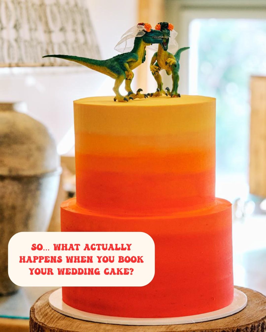 Planning your wedding cake should feel like a soft spot in the middle of all the big decisions.
Something beautiful, something sweet, and something that feels like you both 💕
This carousel gives you a peek into how the booking process works so you know exactly how we go from inspiration to the cake that shows up on your wedding day.
Simple, calm, and actually enjoyable with no pressure 🙌🏻
Swipe through, get excited for the delicious part of planning, and when you’re ready, we’ll start creating something unforgettable for your day. 🤍✨
📸 dino cake by @pike_photography_