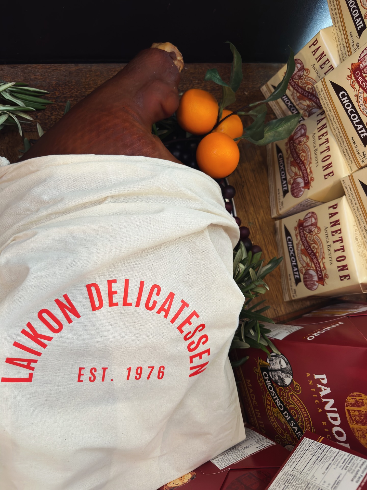 Our ham bags have landed in store — just in time to keep your Christmas ham fresh right through the holidays.
All you need is a simple 1:1 mix of water and vinegar to keep your ham wrapped, happy and delicious for days. It’s the old-school way, and it works a treat.
We’re now taking Christmas ham orders in store, or you can jump online to download our full brochure and get organised early.
Christmas at Laikon is all about good food, family and traditions — we can’t wait to be part of yours. 🎄🍖
#LaikonDeli #RichmondDeli #ChristmasAtLaikon #ChristmasHam #HamBag #FamilyFood #MelbourneFoodies #EatLocal #SupportLocal