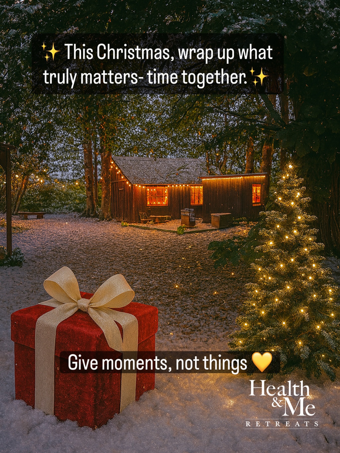 ✨ “This Christmas, wrap up what truly matters — time together.” ✨
Give the gift they’ll remember long after the decorations are gone — a day to pause, reconnect and truly be present.
🌿 Health & Me Retreats
Only a few spaces left on:
📅 18 April
📅 13 June
📅 14 June
Perfect for mums & daughters, sisters, friends, couples or anyone who deserves time to take a breath.
Give moments, not things. 💛
🎁 Christmas gift vouchers now available 🎄
🏡 @maddogsandvintagevans
#healthandmereetreats
#christmaswellness #restrestorerecharge
#newyearnewyou #herefordshireretreat
#mindbodysoul #yogaretreat