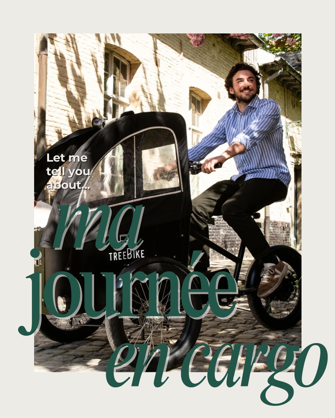 Découvre ma journée en velo cargo et fais de même en louant le tien sur WWW.MILK.BIKE