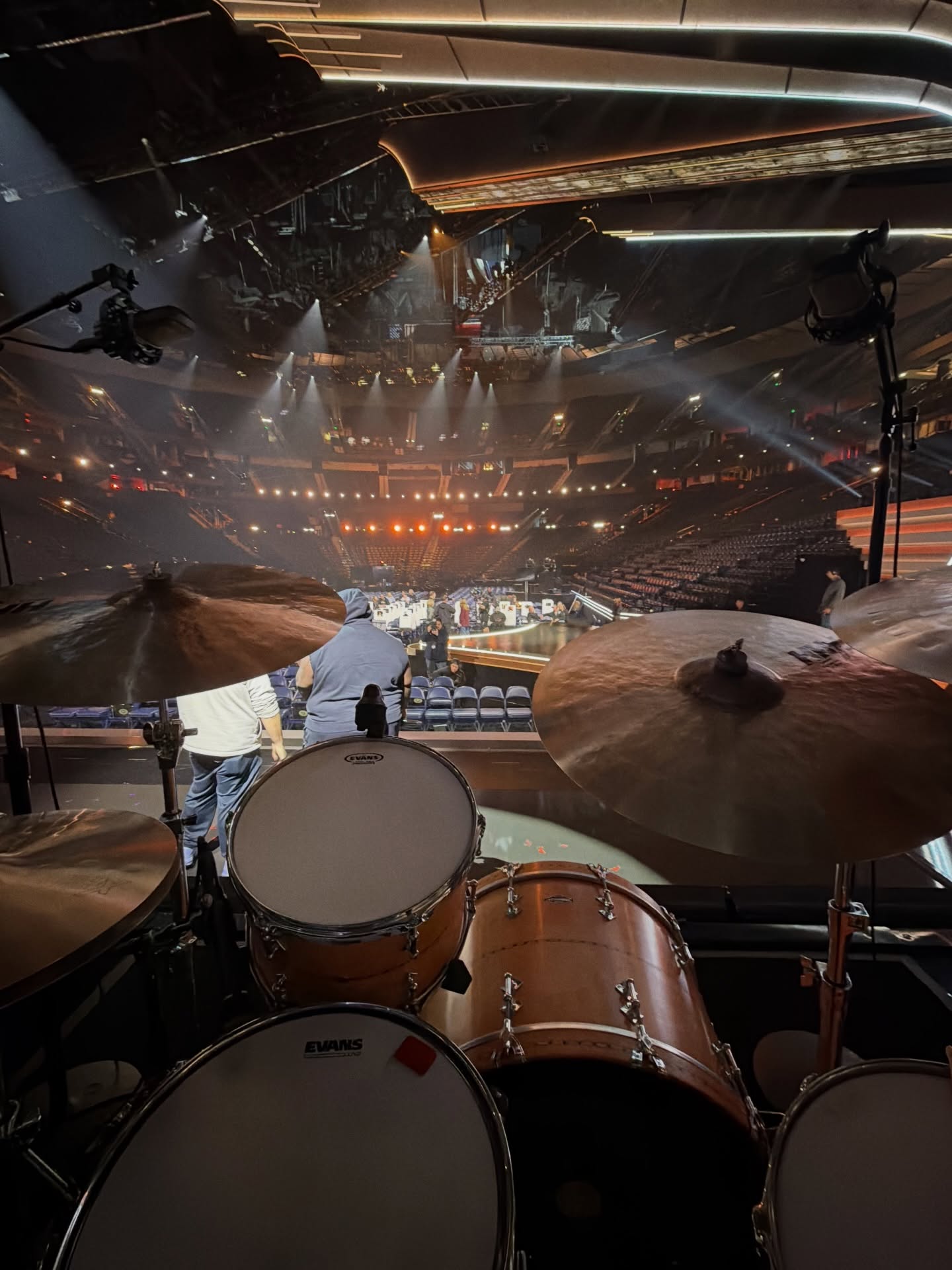 @jakesommers7 view from the hot seat during the CMA’s.