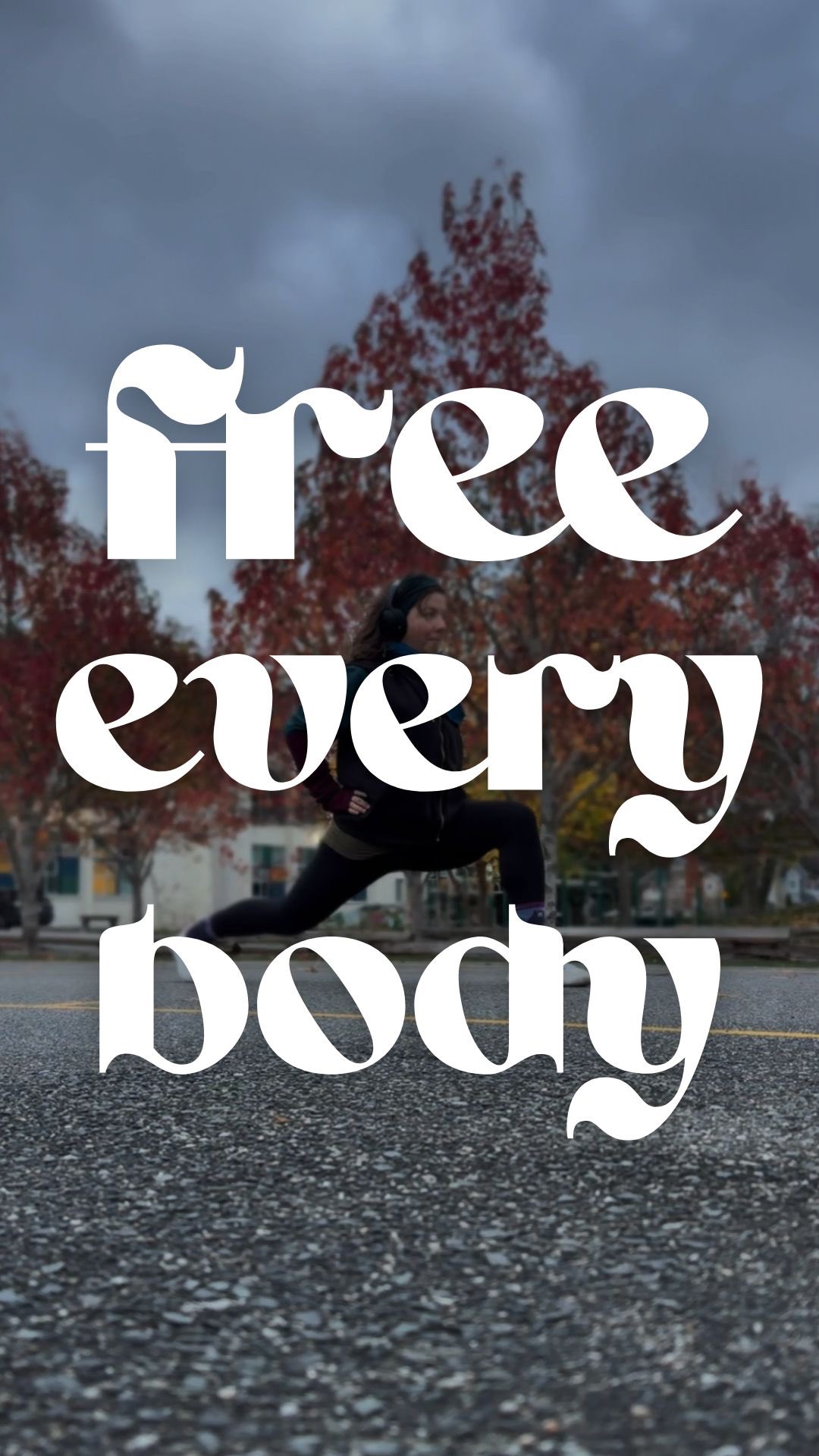 Free Every Body 💜✌🏼 QI = free vitality. Resource yourself. Grow your capacity. Bounce baby. Just move.