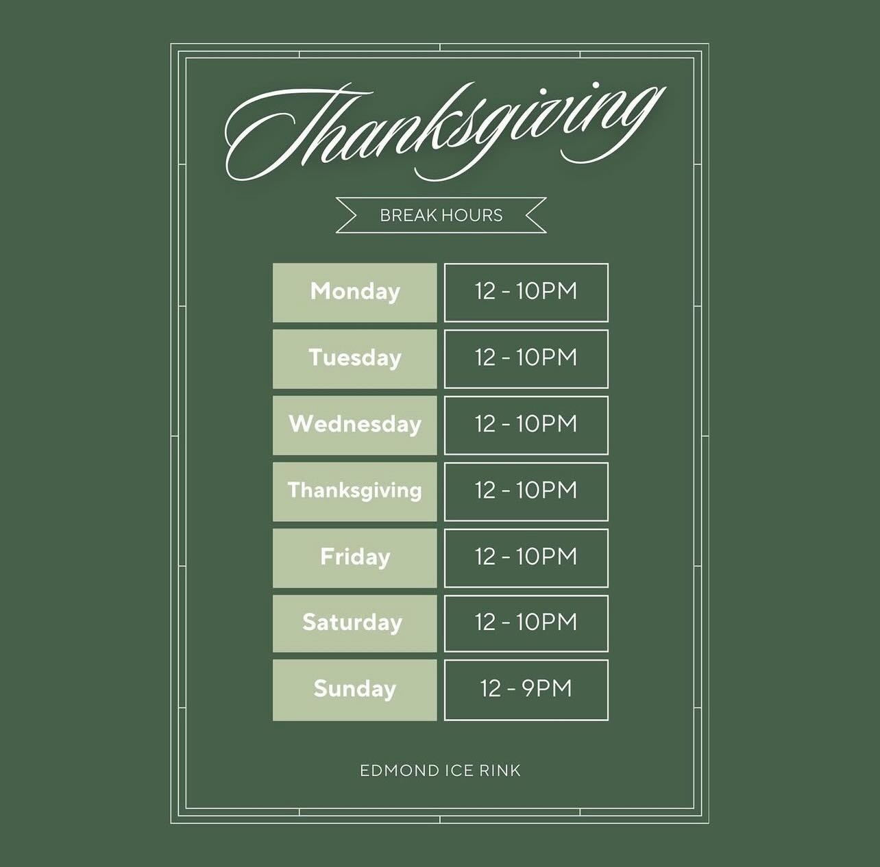 If you’re looking for Thanksgiving Break plans… this is your sign. We’re open noon–10pm all week (Mon–Sat)!