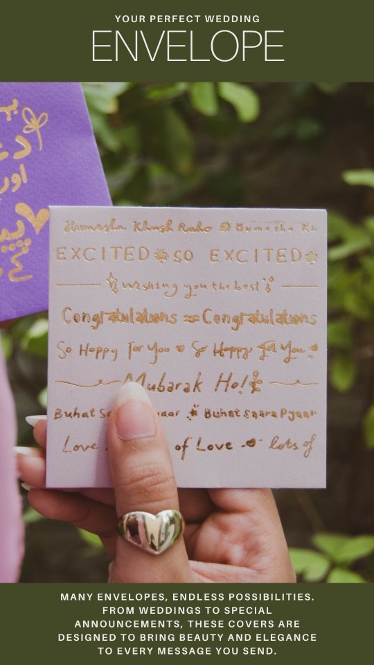 Tucking in blessings, one envelope at a time 💌
Tiny, adorable & perfect for handing out this wedding season ❄️💛