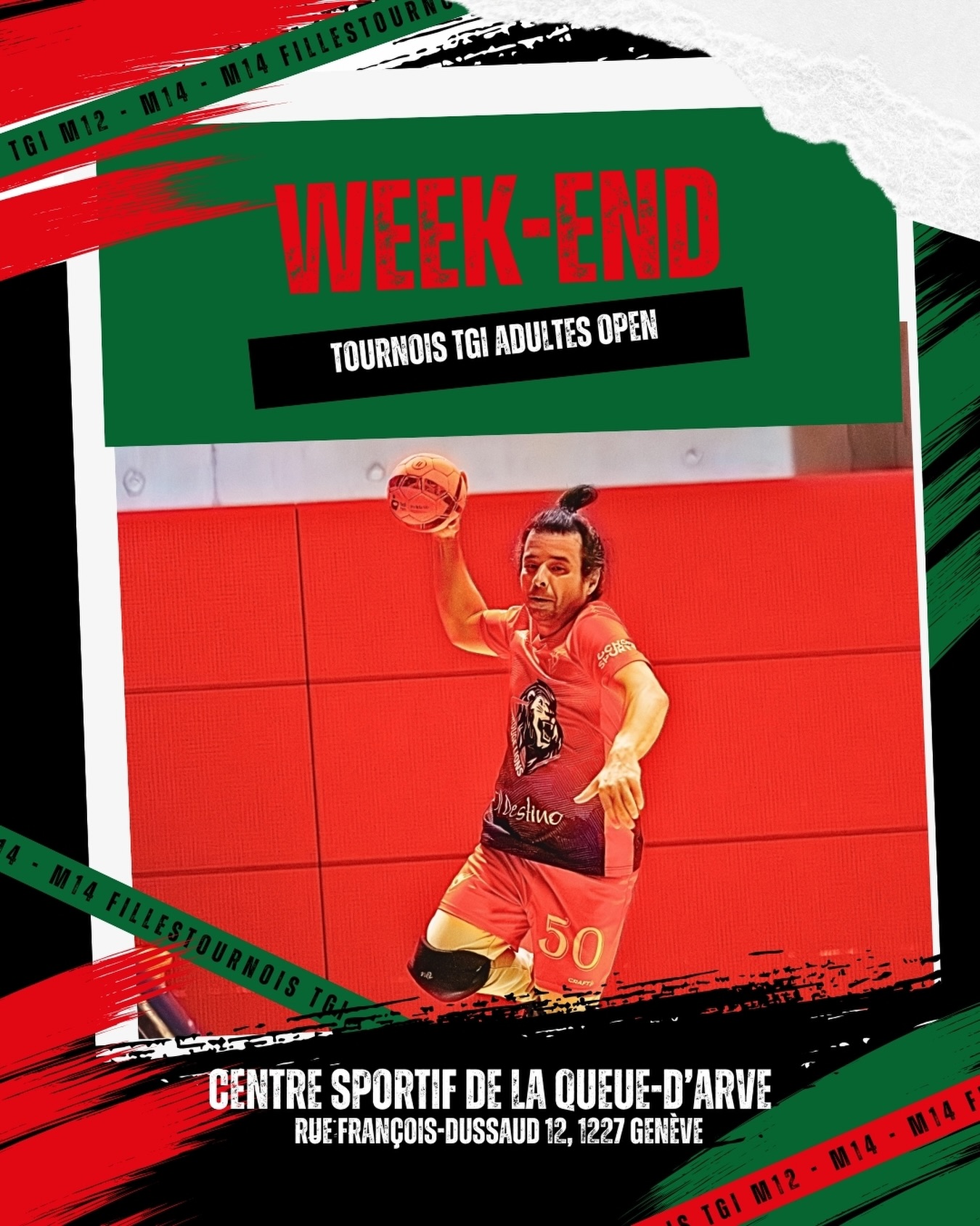 🦁 CAROUGE LIONS au TGI 2025 ! 🔥
On est hyper excité de vous annoncer que les Carouge Lions seront présents au TGI 2025 pour le tournoi open ! 🏆
🎯 Leurs objectifs :
✨ Représenter le club avec fierté
✨ Montrer de quoi ils sont capables
✨ Partager leur passion du Tchoukball
✨ Vivre une expérience inoubliable
Ils vont affronter des équipes venues du monde entier, et n’ont qu’une seule envie : défendre les couleurs de Carouge ! ❤️💚
Rendez-vous bientôt pour suivre notre aventure au TGI 2025 !