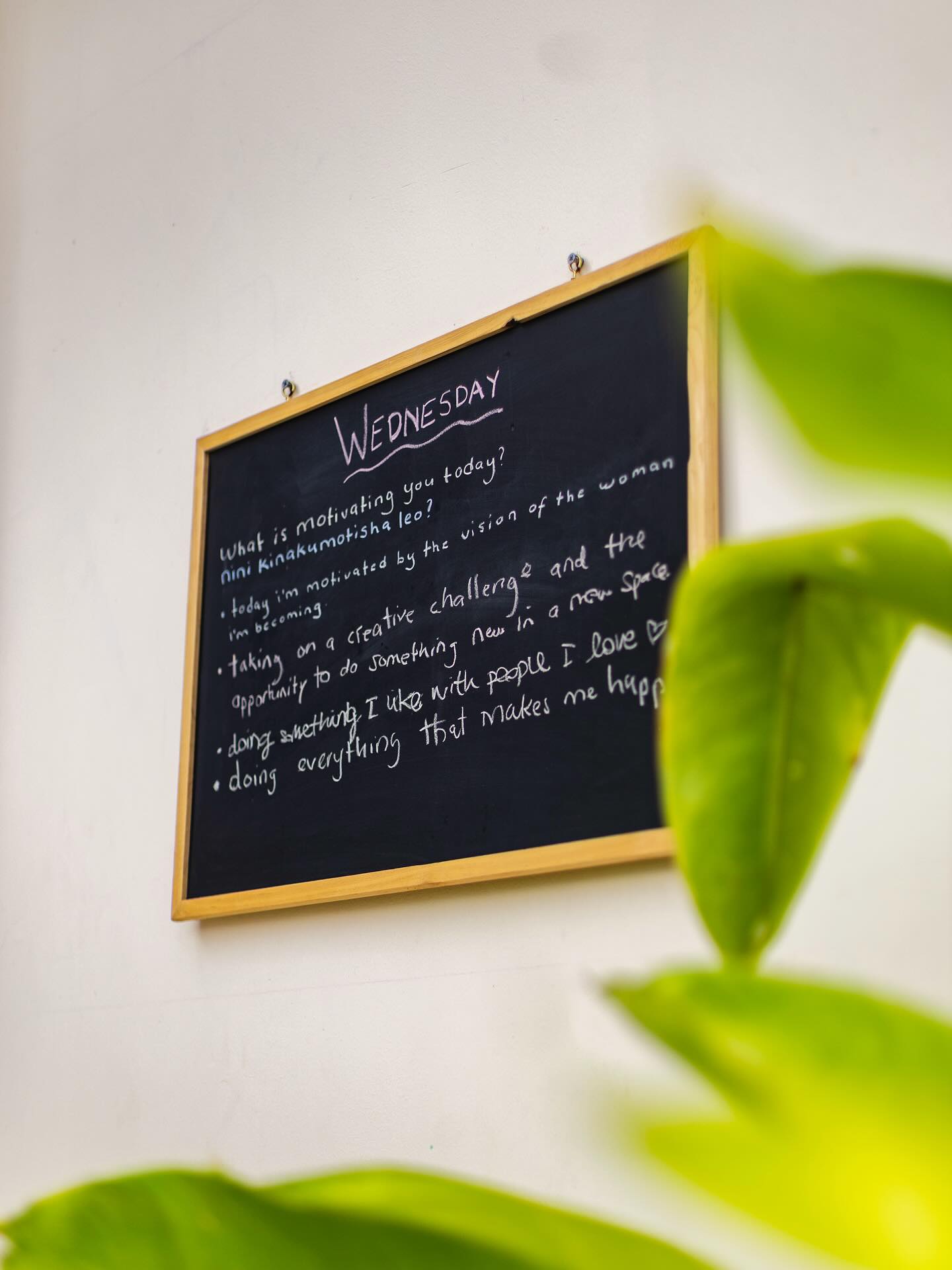 Every day at Umoja begins with a question:
What is moving you today? What is awakening you? What is opening your heart?
Our intention board is a simple space, but it holds so much:
the quiet hopes of our team, the gratitude of our guests, the small truths we remember when we pause long enough to listen.
A moment to breathe, to choose presence, to name what matters and let it guide the rest of the day.
In a world that moves fast, we return to what is slow, gentle, and honest.
To intention. To gratitude. To unity — within ourselves and with each other. 🤍
Come write with us.
Come #BeUmoja 🌱
#togetherness #intentions #affirmations #gratitude #hope #wellness #holisticliving #welcoming #daressalaam #tanzania