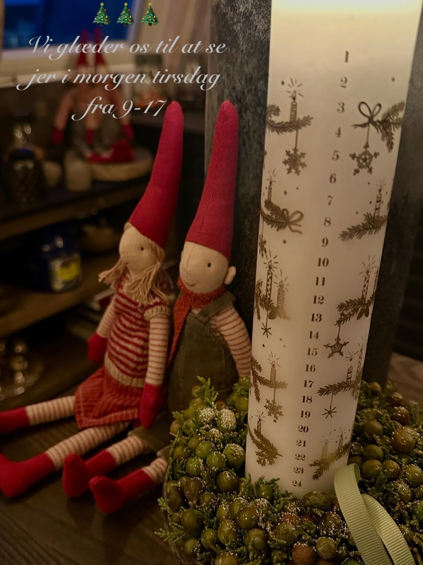 🎄❤️🎄 så er december startet, vi glæder os til at se jer i morgen kl. 9-17🎄❤️🎄