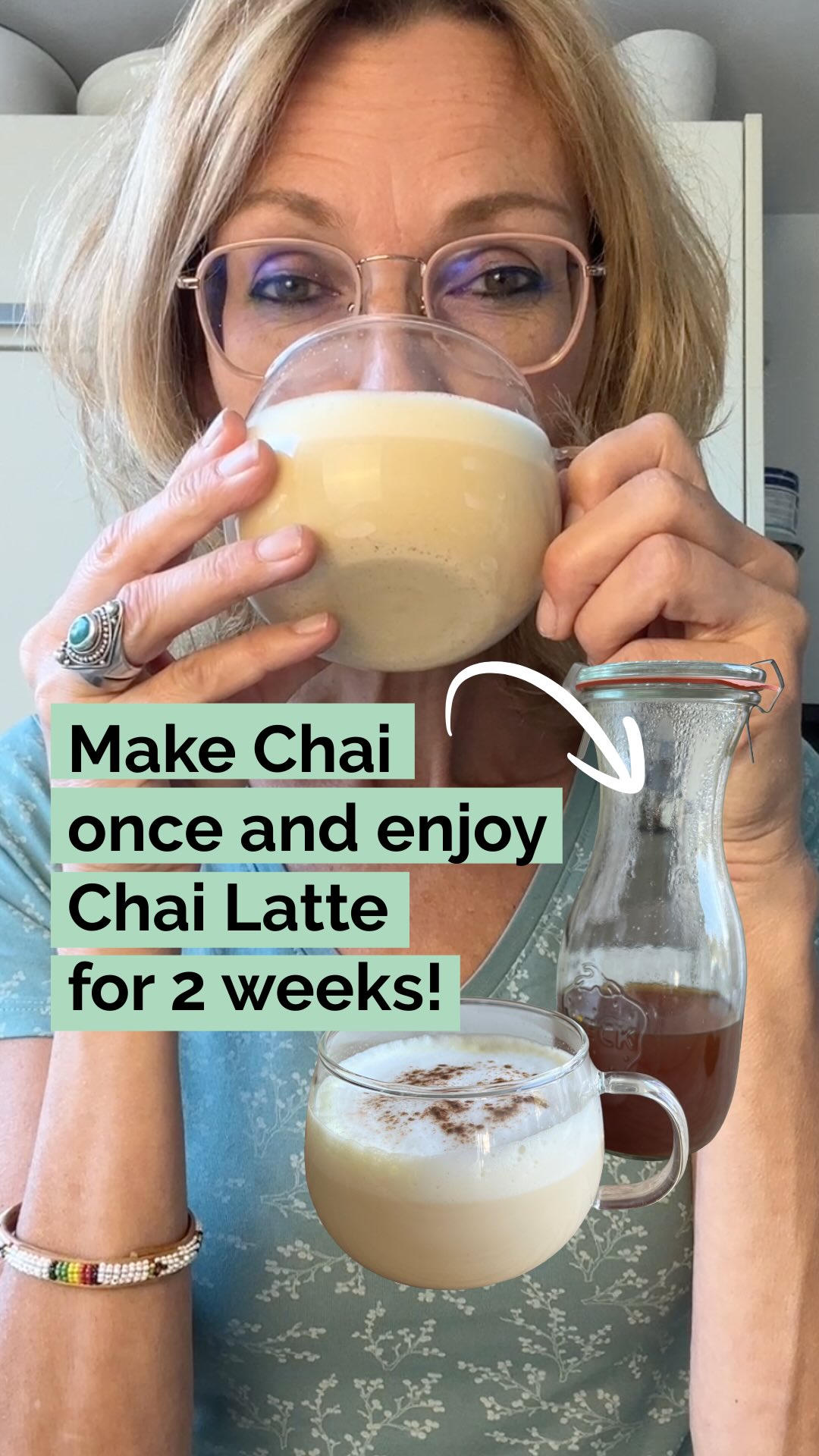 If you like to drink Chai Latte regularly, but think itās a bit time-consuming to make one, this recipe is for you!Ā
Letās make this chai āconcentrateā that will last up to 2 weeks in the fridge. Itās easy to make and youāll reap the amazing health benefits of all the spices included:
š«RECIPE
ā2 cups filtered water
ā4 grams of black tea leaves
ā1 tsp Ceylon cinnamon
ā1/2 tsp nutmeg
ā1/2 tsp turmeric
ā1/2 tsp ginger (check out my reel how to make this yourself)
ā1 star anise
ā2 cloves
ā2 tbsp of raw honey or maple syrup
ā3/4 cup of your milk of choice. I use raw milk, but dairy-free milk like oat milk or almond will also do.Ā
This concentrate will serve you 4 lattes if stored in your fridge for up to 2 weeks.
Add water and all spices to a saucepan and simmer for 5 minutes. Turn off the heat, add the tea and 1 tbsp of honey. Let it steep for another 5 minutes. Strain into an airtight jar, let it cool and store in the fridge.Ā
Add your milk to a saucepan, and add 1 tbsp of honey and a pinch of cinnamon. Heat and froth with either a whisk or immersion blender.Ā
Add 1/4 to 1/2 of your concentrate to a cup (depending on your taste), add the frothed milk and a pinch of cinnamon and your super healthy Chai Latte is ready!
Store the remaining concentrate in your fridge for whenever you feel like a Chai Latte. The concentrate will take you about 10 minutes to make. Once you have made it, your next Chai Latte will be so much easier: just take a little bit of concentrate, heat a little, add frothed milk youāre ready to go.Ā
Enjoy!
š Save or share if you think this can help a friend (super nice if you do) š«¶
š Follow@helloherbal.world for tips and DIYS for non-toxic living, natural care and herbal remedies herbal and natural
#cinnamon #chailatte #chai #herbsandspices #spices #herbalremedy #NaturalRemedies #Herbalrecipes #herbs #explorepage #ginger #turmeric #nutmeg #cloves #staranise #nutmeg #chailovers #chaiconcentrate #tearecipe