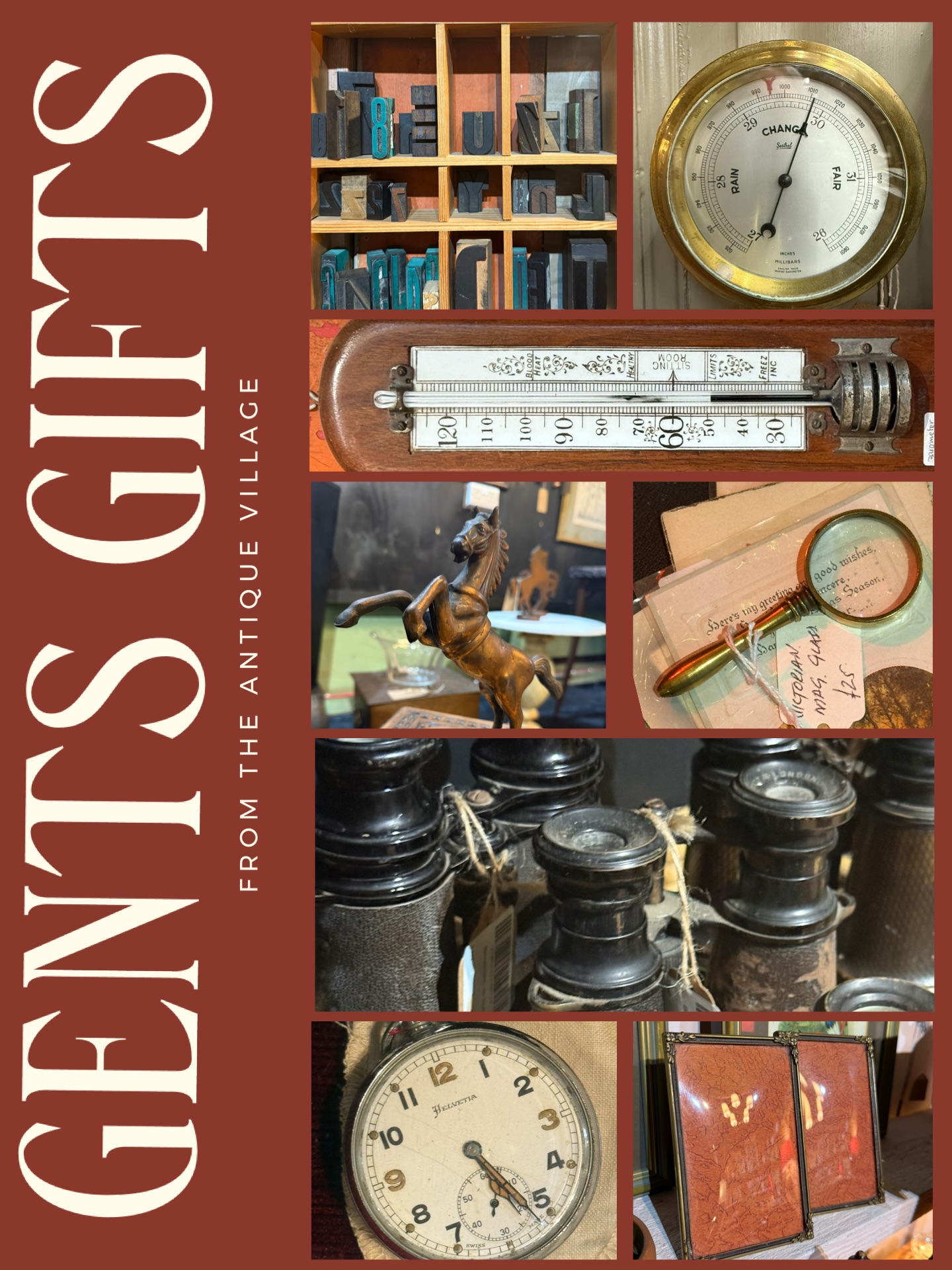 Looking for something a little different for him? From characterful vintage pieces, to desks and classic décor. Our dealers have curated a brilliant selection of gifts for men who appreciate quality and individuality.
www.theantiquevillage.co.uk
#TheAntiqueVillage #festivegifts #giftsforhim #AntiquesAndVintage #vintagefinds #vintagedesk #clocks #mensgifts #TimelessStyle
#ChristmasGifts #FestiveFinds
#ShopLocal #IndependentRetail
#AntiqueLovers #mensgifts