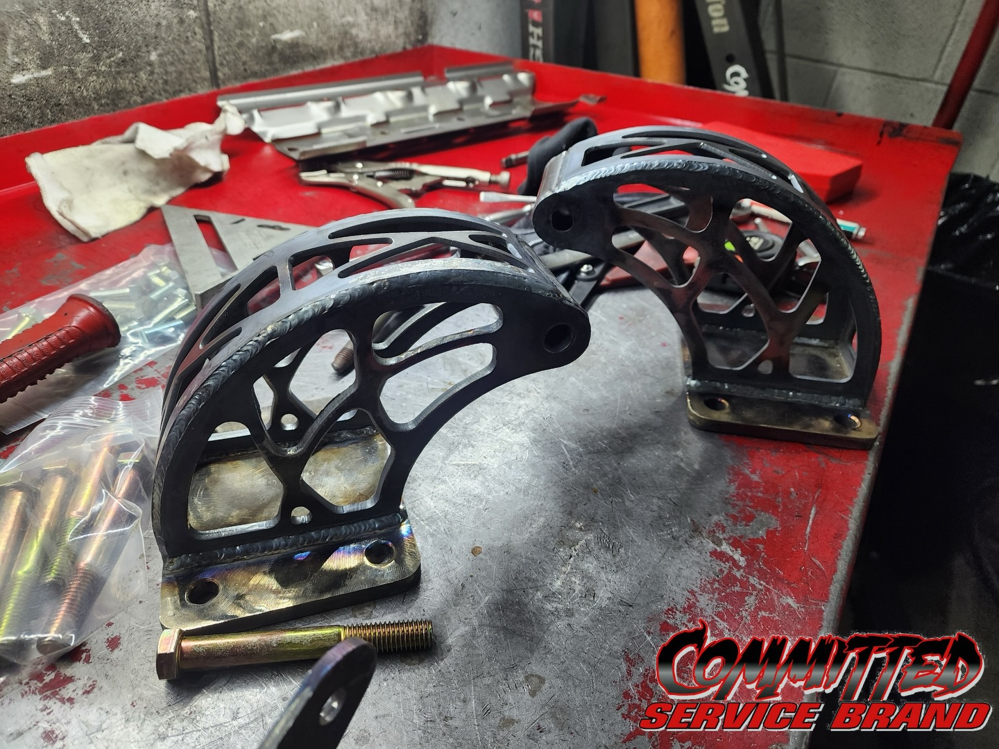 @CommittedServiceBrand making custom Motor Mounts / Trans Mounts for the LS3 GT86. If you’re thinking about doing a motor swap on your car, turn to the pros who get it done right, the first time! Tell them Alex sent ya for the BEST PRICING💜💚