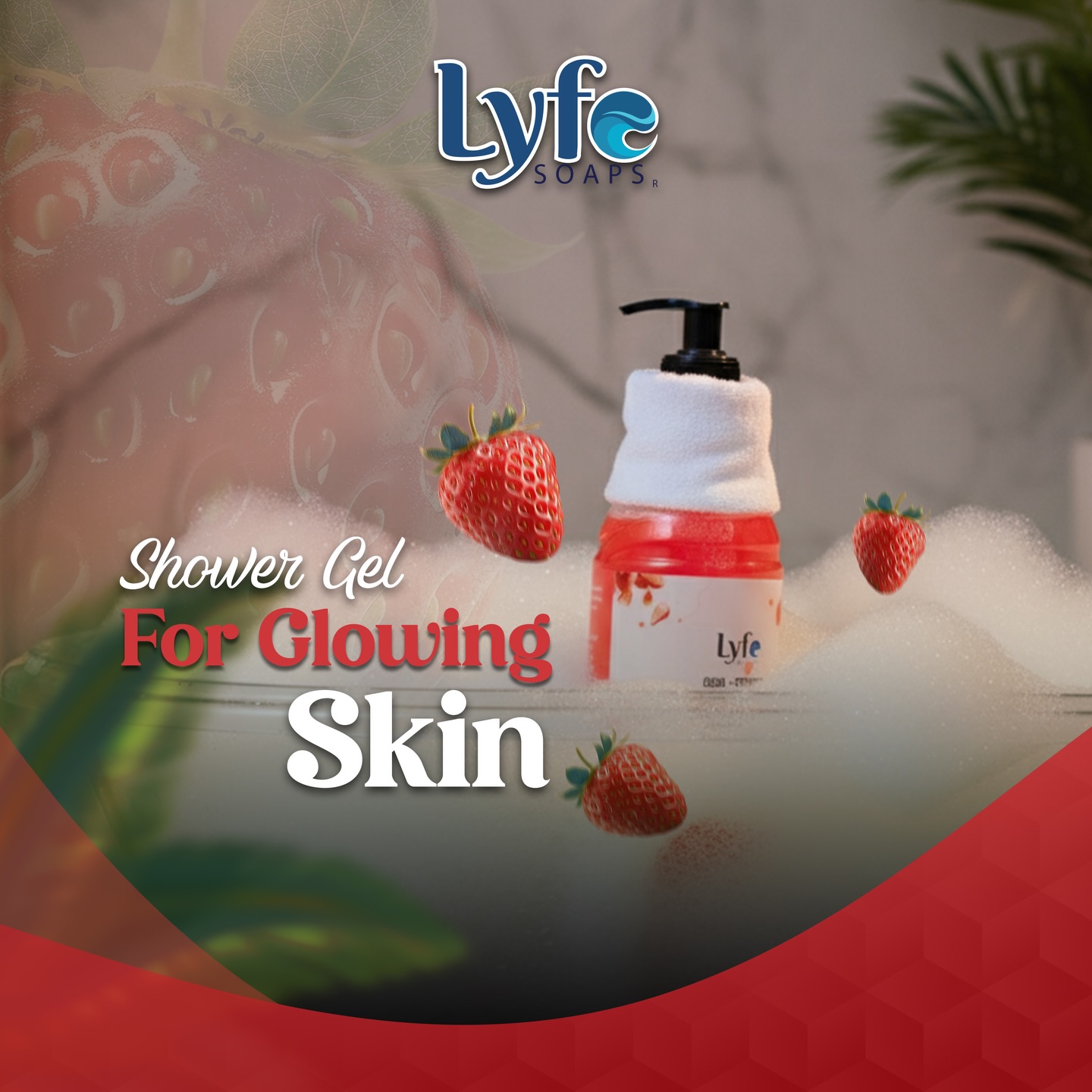 Gentle on skin, joyful on senses 🍓✨
#LyfesoapsTanzania #selfcaredaily #showertime