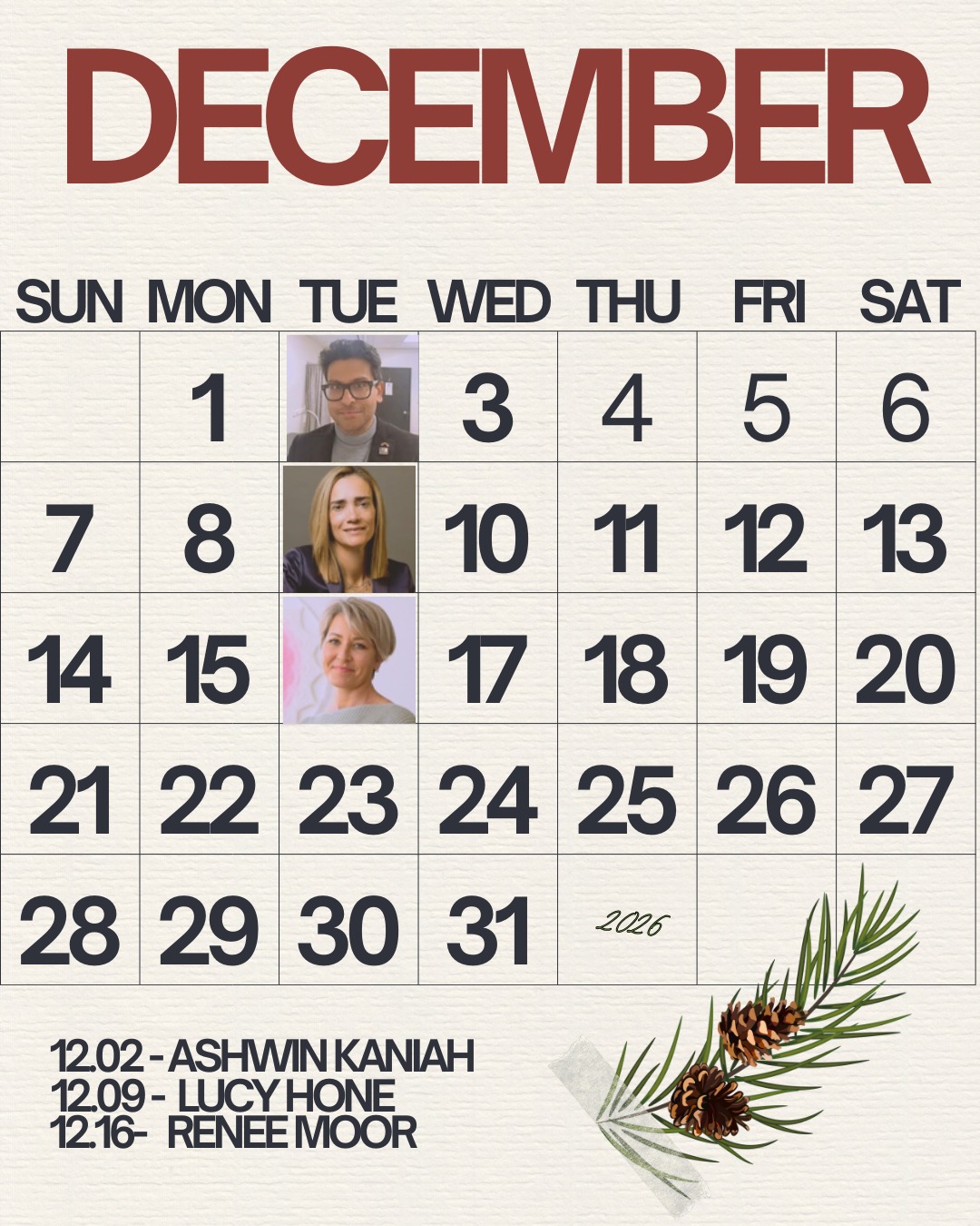 The temperatures might be dropping, but the final three guests of Season 11 are bringing the heat! 🔥e!
@drlucyhone @reneemoor_