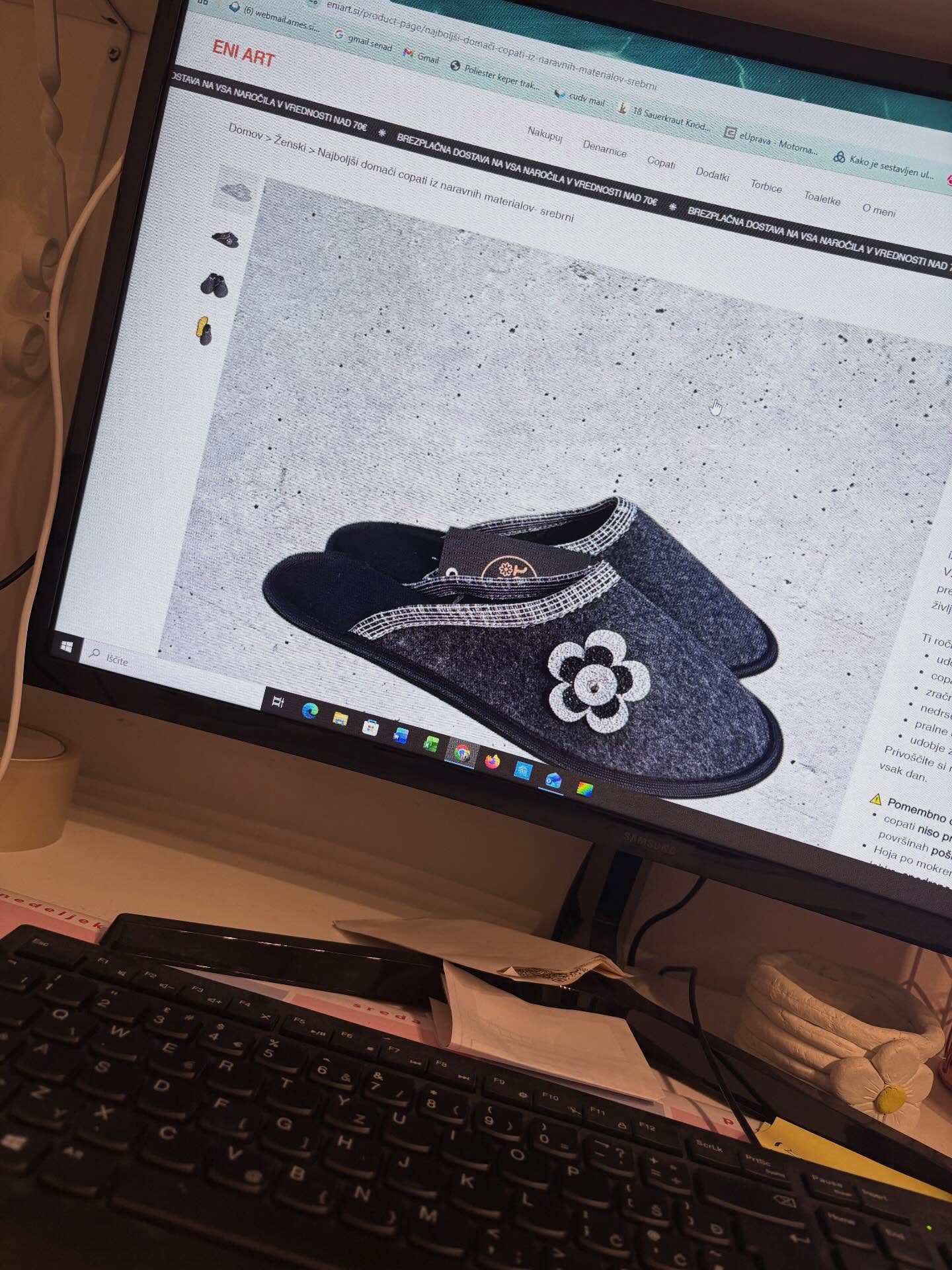 Najboljši naravni copati že na spletni polički www.eniart.si