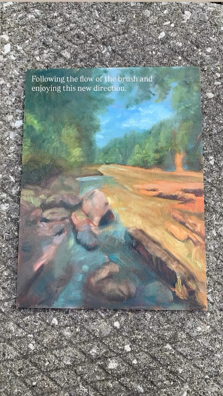 Painting in an impressionist flow — just letting the brush guide me. I’ll be coming back to this piece, but so far I’m really enjoying exploring this new style.
#impresionistpainting #WorkInProgress #oilpainting
