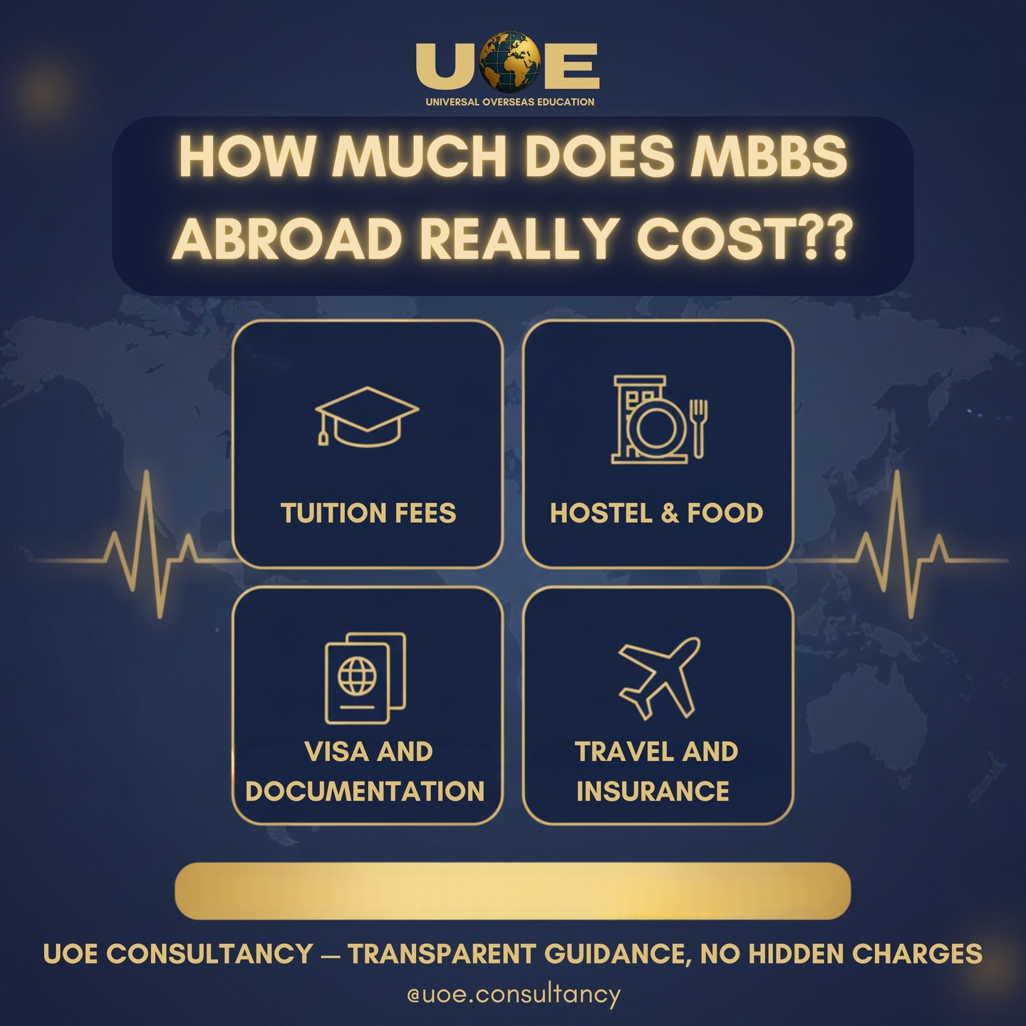 How Much Does MBBS Abroad Really Cost?? Let's Talk Transparency! ๐ก
Getting your medical degree overseas is a massive investment, and understanding the complete cost is crucial for smart planning! At UOE Consultancy, we believe in Transparent Guidance with NO Hidden Charges.
When calculating your total MBBS Abroad budget, remember to account for these four key components:
Tuition Fees: The main academic cost.
Hostel & Food: Your monthly living expenses.
Visa and Documentation: Application, processing, and legalization costs.
Travel and Insurance: Airfare and mandatory health/travel insurance.
We provide a clear, detailed cost sheet from day one, helping you budget smartly and find the most affordable, recognized programs worldwide!
Ready for a transparent cost consultation? Contact our experts today!
๐ Visit Our Website: www.uoeconsultancy.com
๐ Call/WhatsApp:
+91 9035954041
+91 8296062054
@uoe.consultancy
Ignore Tags:
#MBBSAbroad #CostOfMBBS #TransparentGuidance #NoHiddenCharges #StudyMedicine #AffordableEducation #UOEConsultancy #FutureDoctor #BudgetPlanning