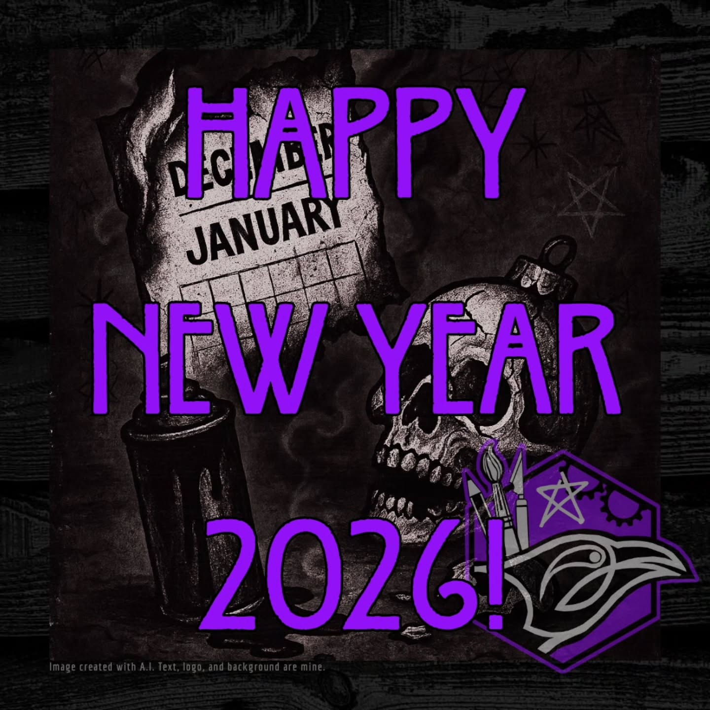 Goodbye 2025. Hello 2026.
Another year slipping out the back door, dragging half-finished plans, hard lessons, strange joys, and proof that we're still here.
2025 wasn't neat.
It wasn't polite.
It didn't tie itself up with a bow.
It was stops and starts. Bright ideas that fizzled, came back, and changed shape. Foggy days. Small victories. Quiet persistence.
And that all counts.
I'm not sending 2025 off with fireworks and forced optimism. Just a nod. A thank you where it's earned. And a decision not to carry everything forward.
As for 2026?
I'm not asking for perfect.
I'm asking for honesty. For making more than hiding. For showing up with ink-stained hands and crooked plans.
Here's to another year of doing things the weird way.
Of trying anyway.
Of becoming - slowly, stubbornly, beautifully.
If you're here, thank you.
For reading, lurking, watching, supporting, or simply existing on the same strange frequency.
See you in 2026 🖤
A little wiser. Still feral. Still making.
#goodbye2025 #hello2026 #corvusarts