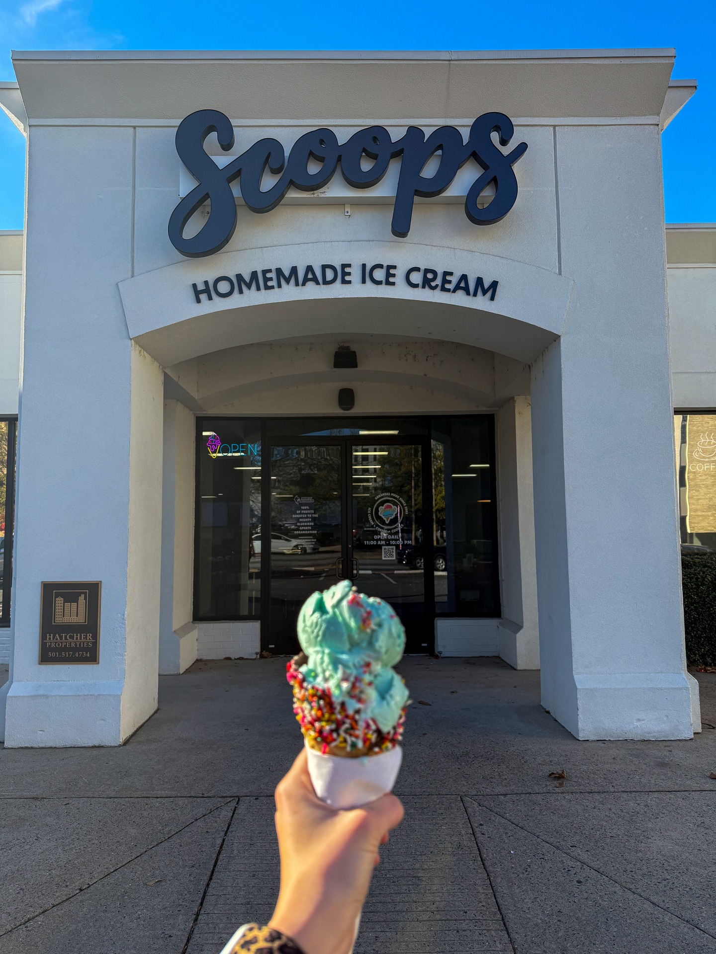 Make it a double!
Hot Springs 11 a.m.-10 p.m.
Food Truck (420eats, Malvern Ave, Hot Springs) 11 a.m.-10 p.m.
Breckenridge Little Rock 11a.m.-10p.m.
Downtown Little Rock 11a.m.-10p.m.
#icecream #icecreamlover #arkansasbest