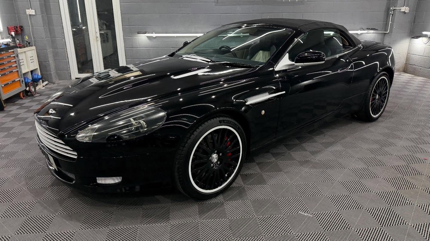 2 stages of machine polishing, followed by @garage.therapy.channel Typhon ceramic coating left this Aston Martin looking stunning.