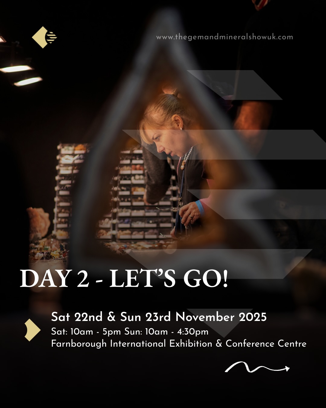 Today’s Workshops & Talks are packed with incredible speakers, live demos and hands-on learning 💎
Check the schedule and secure your spot at the Welcome Desk or online.
Talks are first come first served.
Don’t miss out!
#thegemandmineralshow #gemshow #whatson