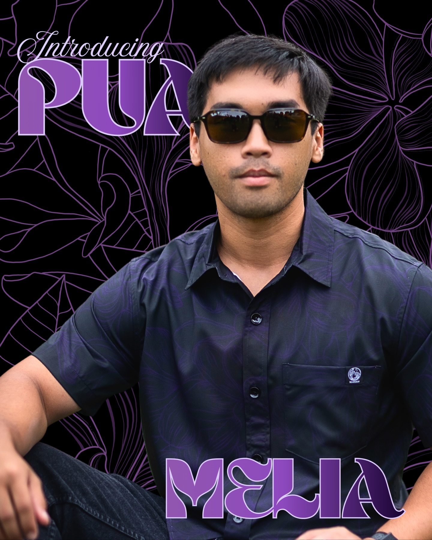 New Release 💜
Pua Melia
Handsome without too much floral
This piece was intentionally crafted to catch the light during the day and soften into a subtle, almost hidden pattern at night. I wanted our kāne to feel the aloha in a way that’s understated—perfect for a classy black look at any elegant setting.
New Release Flash Sale
5-9pm. HST Coupon Code: PUA15
Catch it while the Sun Sets!
See Us at the Nā Mākua Craft Fair on:
Friday, Dec 5 : 2-7p
Sat, Dec 6: 9a-3p
Edith Kanakaʻole Tennis Stadium
#koamalu #newrelease #AlohaShirt