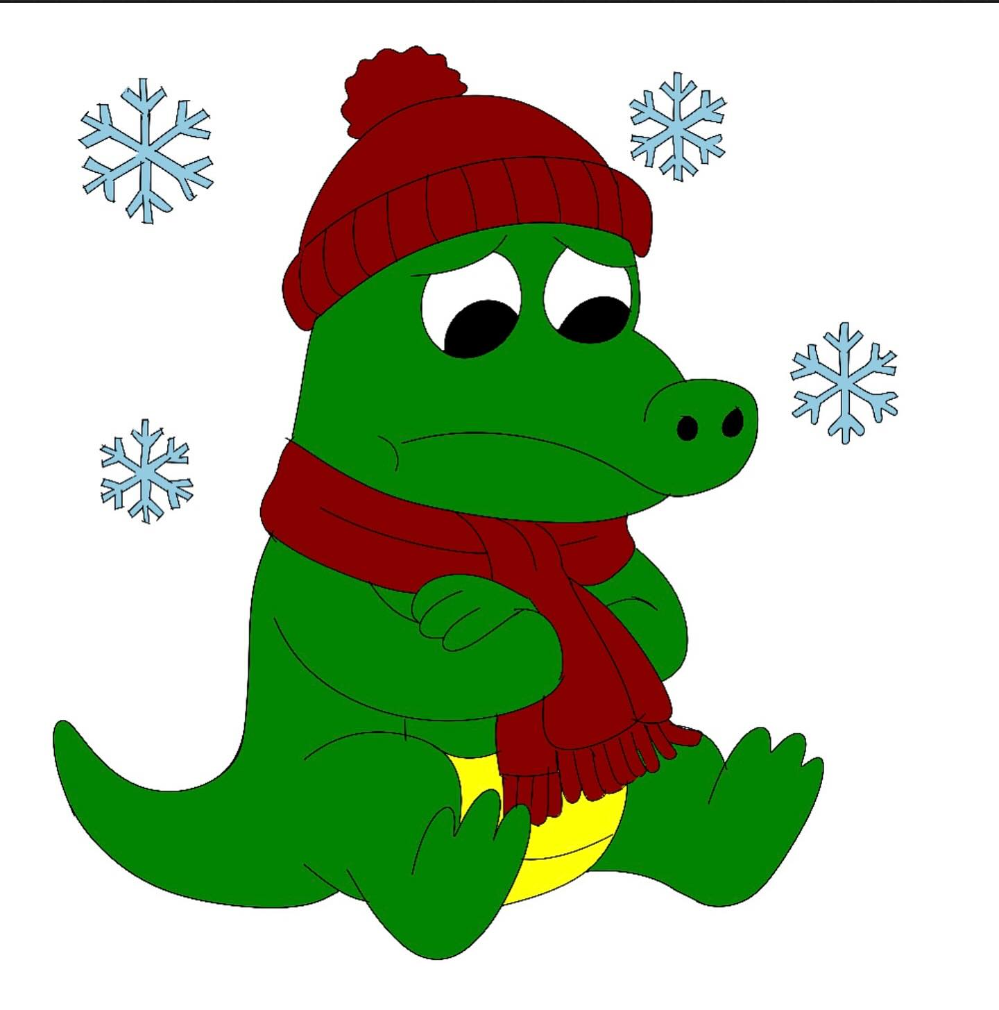 It’s 0°C in Bristol today… even the Bristol Crocodile is freezing! 🥶❄️ Stay warm everyone.
#BristolCrocodile #BristolArtist #BristolIllustration #ChildrensIllustration #CuteArt #WinterInBristol #StayWarm #IllustratorsOnInstagram #ArtistOfInstagram #IndieArtist #StorybookArt #ColdWeather #SnowDay #HandDrawn