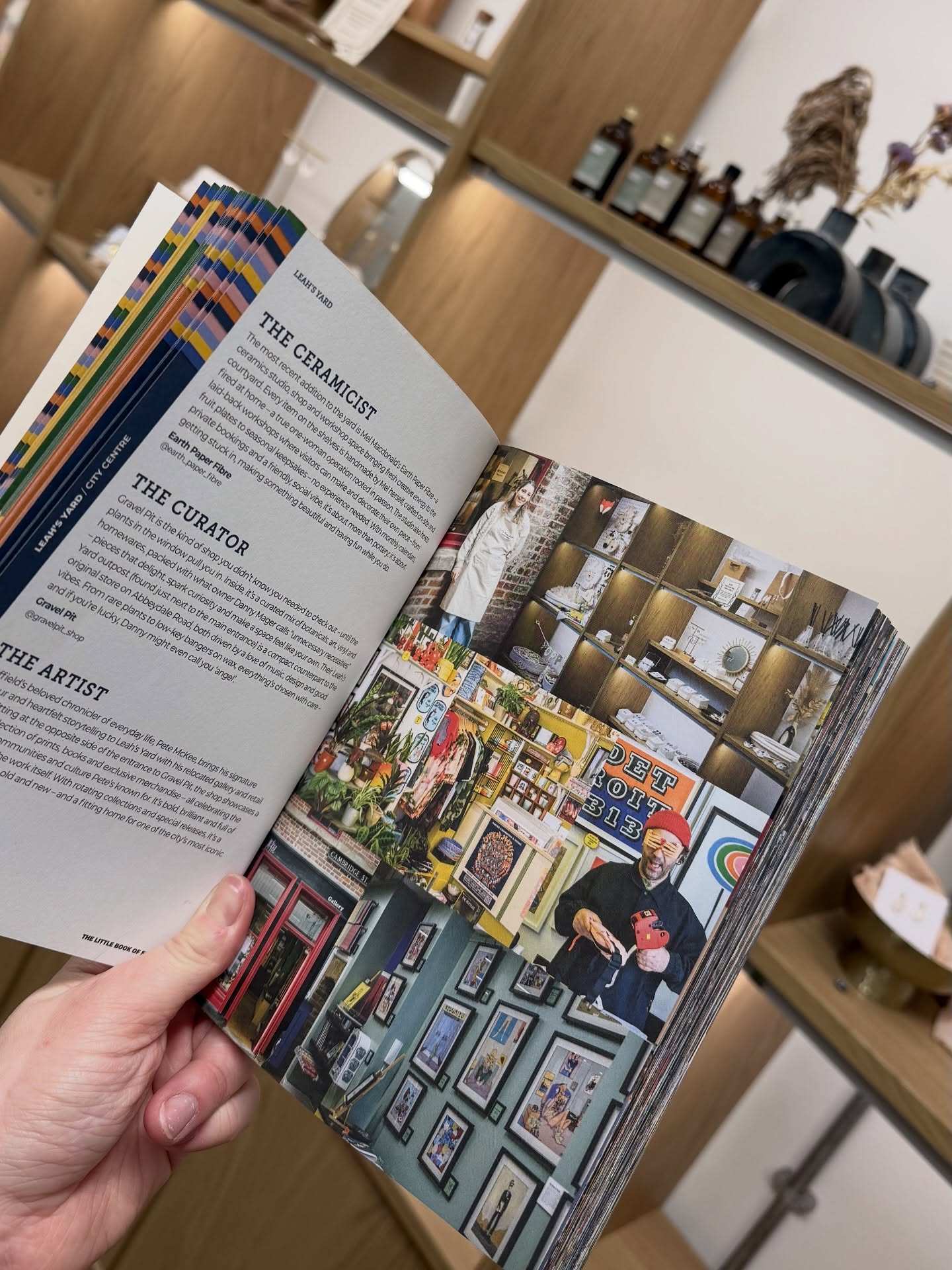 Voilà 🎉 my little shop in print!
Proud to be next to all the other wonderful small businesses of Leah’s Yard. Grab your copy of The little book of Sheffield! 🫶🏻