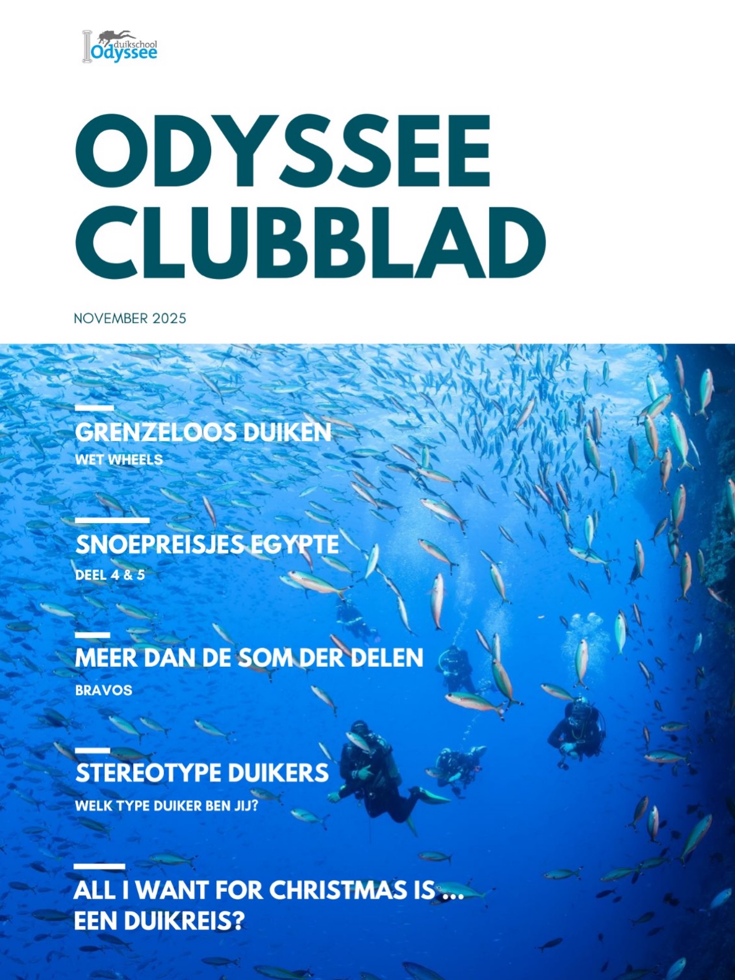 Vanaf vandaag kunnen de Odyssee leden hun eigen clubblad lezen vol met leuke verhalen, nuttige tips en heel veel foto’s. #clubblad