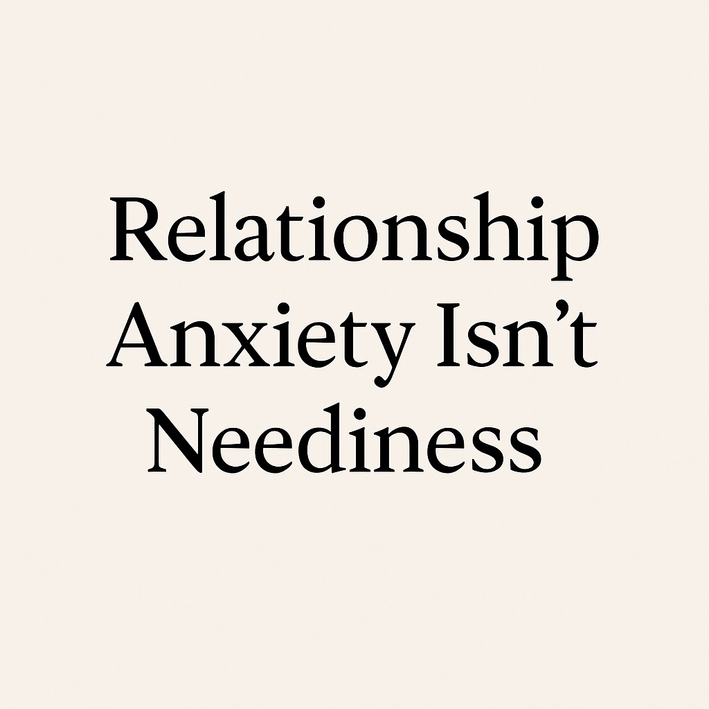 Relationship anxiety often shows up as overthinking, tension, or a constant fear of losing connection.
Please know that this IS NOT a flaw, it’s your nervous system trying to stay safe.
However. with the right support, you can feel calmer, more grounded, and more secure in your relationships.
If you'd like to talk, I offer a free 15-min introductory call so you can get clarity on what you need and see if we’re a good fit.
The booking link in the bio. Look forward to get to know you!
If you’d like to talk, I offer a FREE 15-minute introductory call so you can get clarity on what you need and see if we’re a good fit.
You can book it through the link in my bio. Looking forward to meeting you!
#relationshipanxiety #anxiousattachment #attachmentstyles #relationshipcoach #healingjourney #mentalwellbeing #secureattachment #relationshiptips #anxietyhelp #emotionalhealth