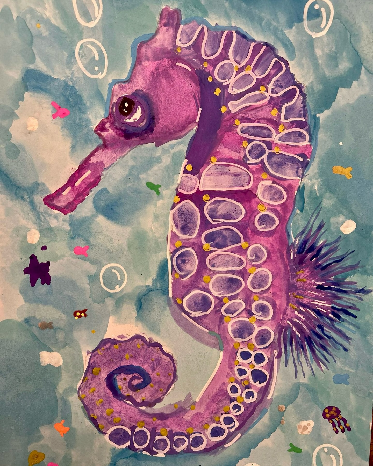 INFANTS’ LOVELY SEA HORSES ✨🐚
Our little artists explored watercolour and POSCA to create these dreamy sea creatures, full of colour, movement and imagination. 🤩
They loved experimenting with patterns, blending and mark-making to bring their little sea horses to life. 🌈🐠
And the pots are on the way too, as we keep working on more papier-mâché fun - shaping, building and getting messy in the best way! 🎨💛
@enfieldonline
#rtsyart #kidsartclass #creativekids #artforkids #childrensart #mixedmediaart #watercolourart #poscapens #papermacheart #miniartists #youngartists #arteducation #artworkshop #artstudio #artmakesyouhappy #northlondonmums #enfieldmums #creativelearning #weekendart #enfieldlife